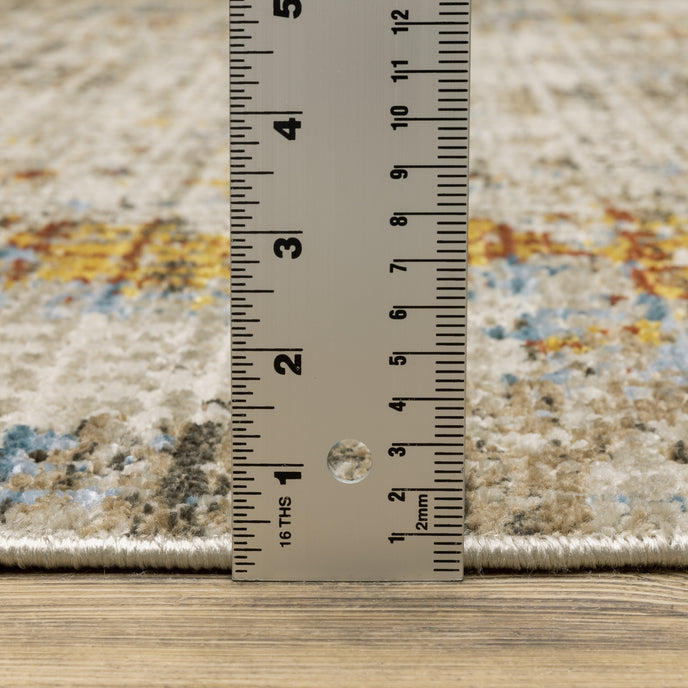 Oriental Weavers Bauer 5E Beige/Multi Area Rug