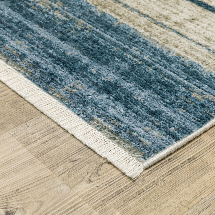 Oriental Weavers Bauer 90B Blue/Beige Area Rug