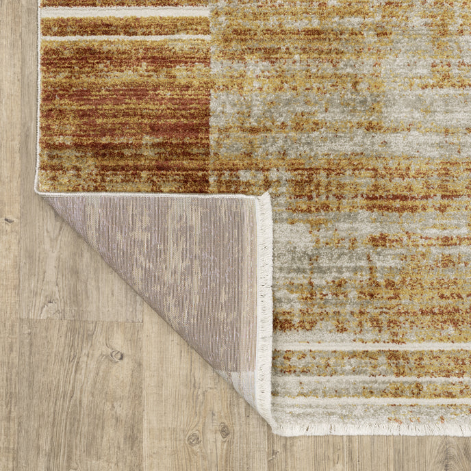 Oriental Weavers Bauer 90R Rust/Gold Area Rug