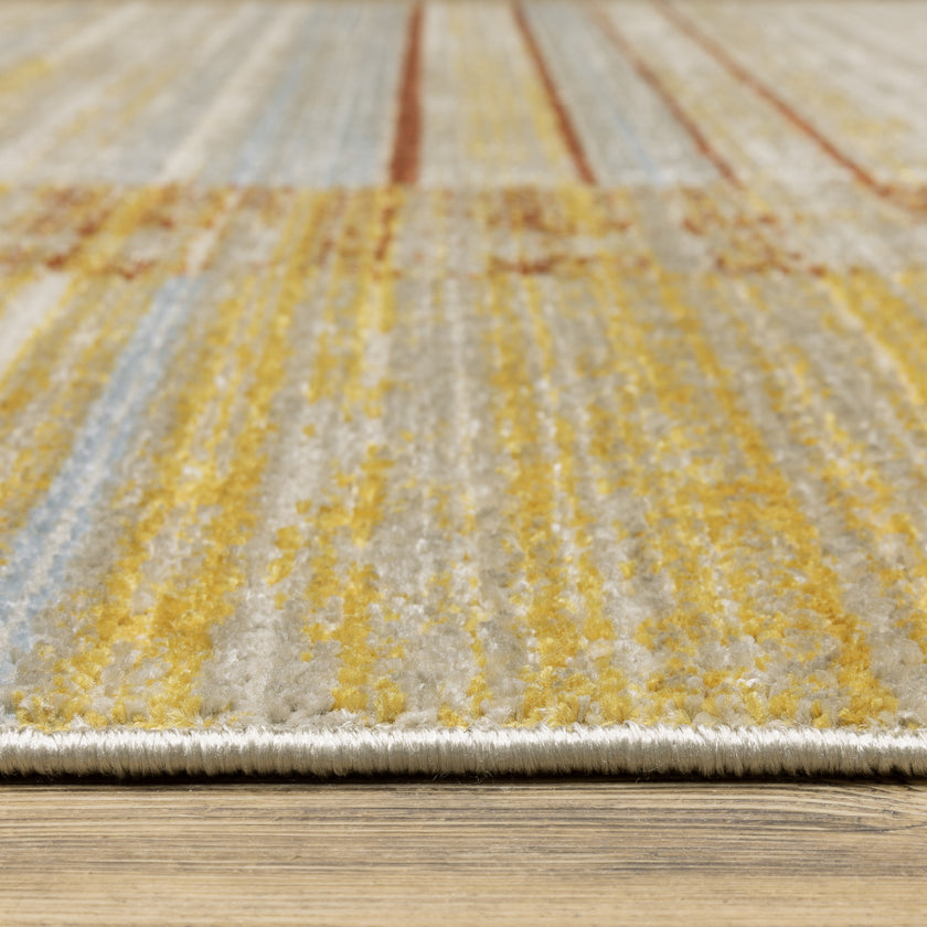 Oriental Weavers Bauer 90R Rust/Gold Area Rug