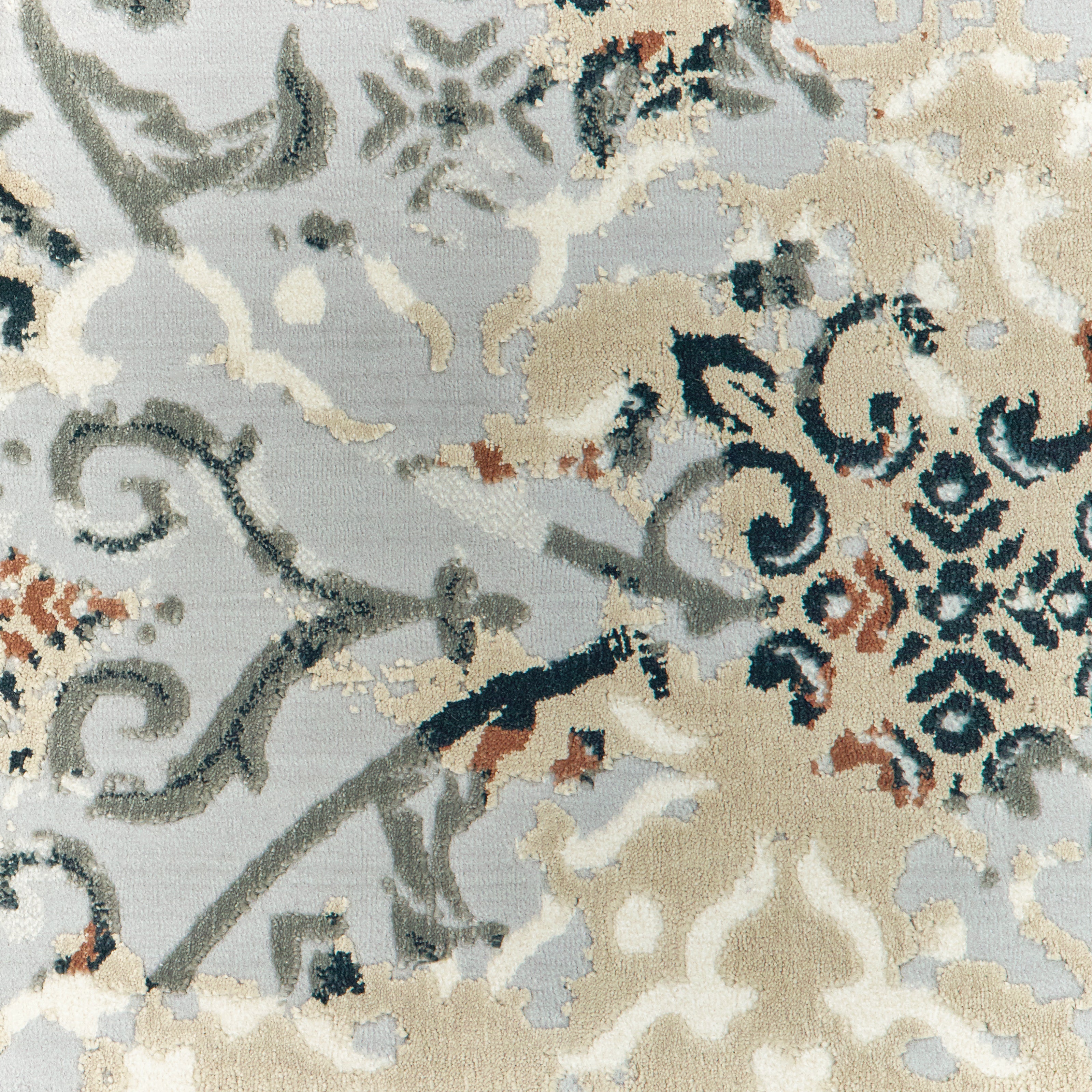 Oriental Weavers Bowen 108W Grey/Gold Area Rug
