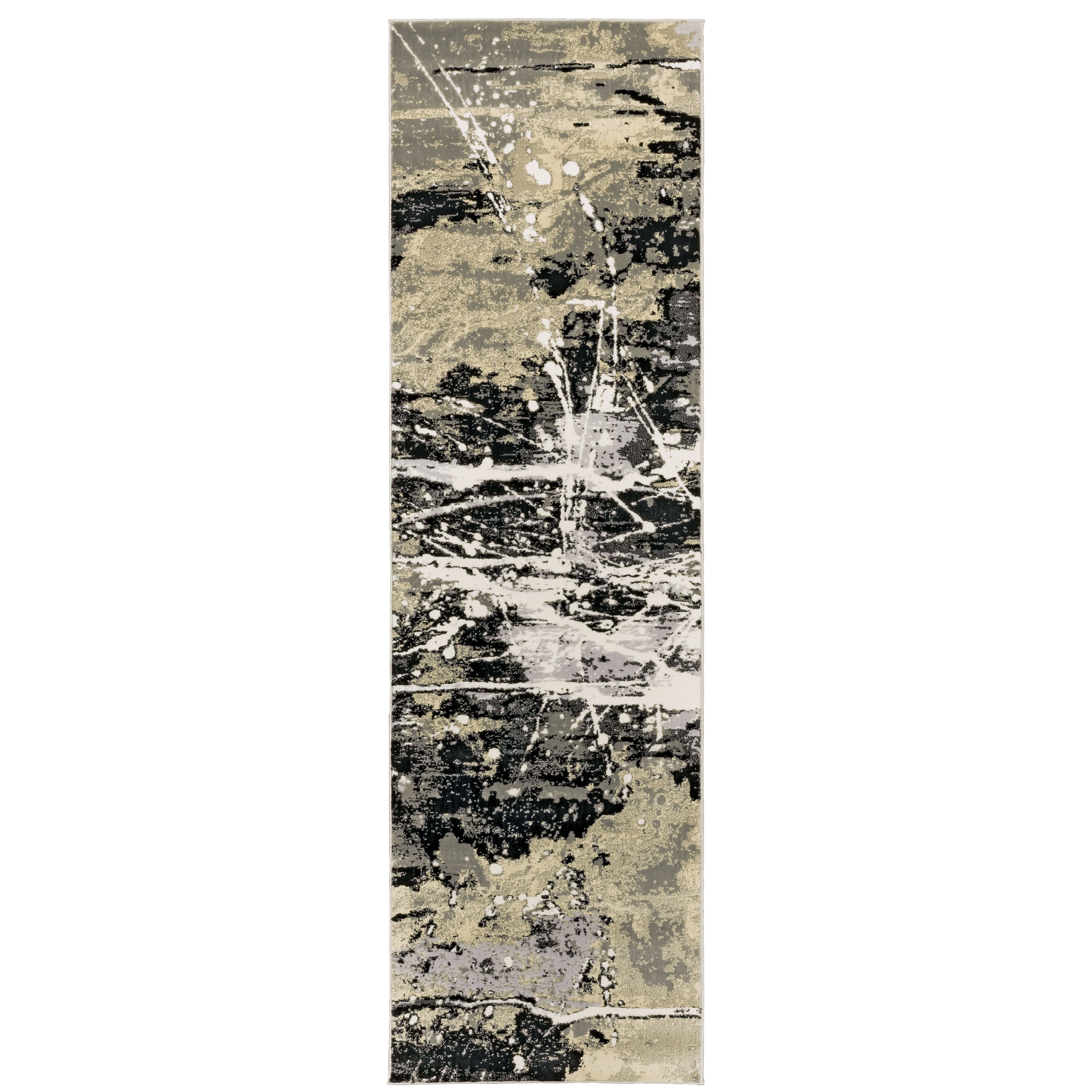 Oriental Weavers Bowen 109E Black/Gold Area Rug