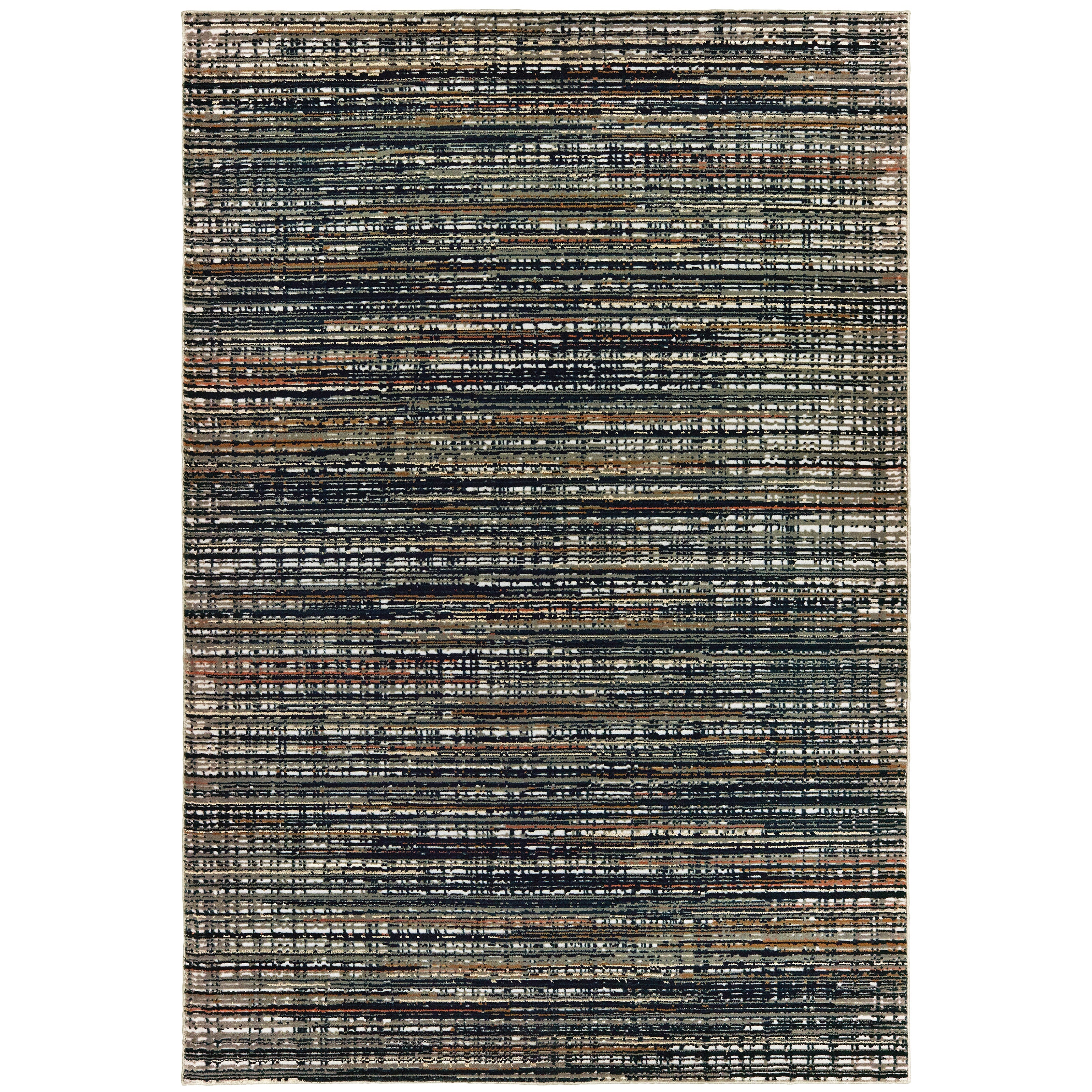 Oriental Weavers Bowen 1332H Black/Navy Area Rug