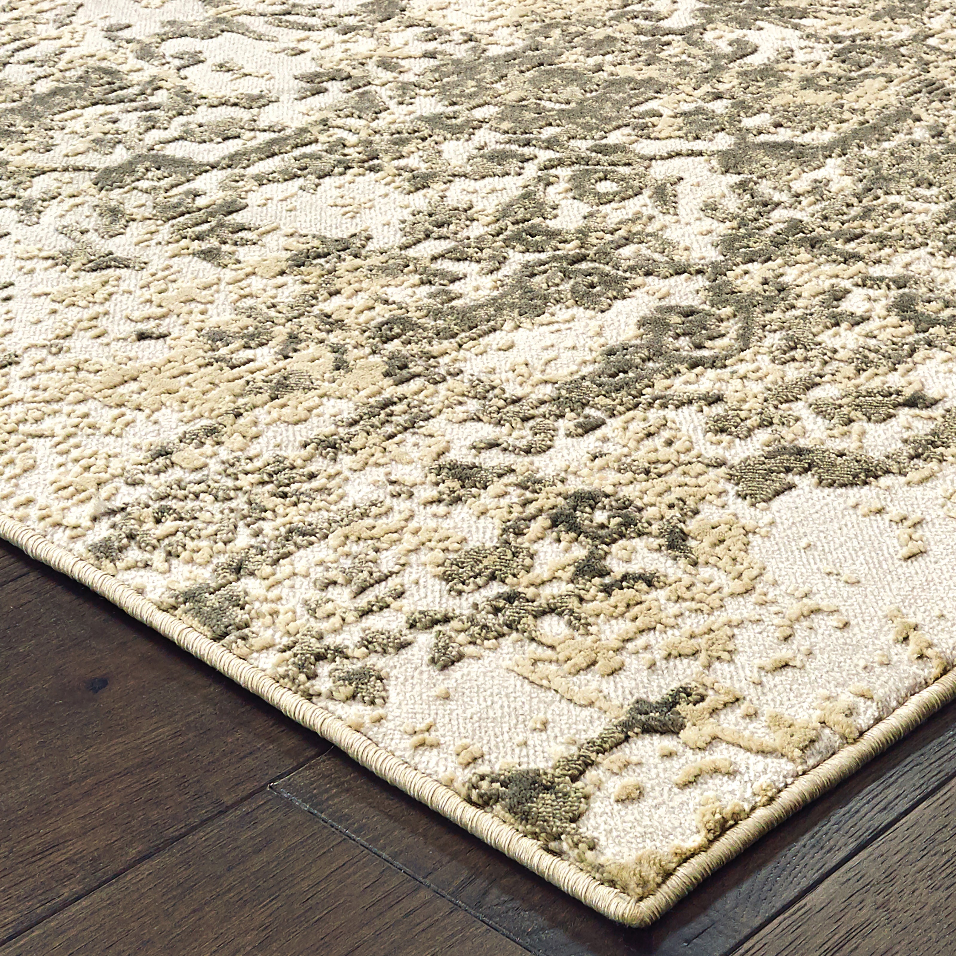 Oriental Weavers Bowen 42H Grey/Ivory Area Rug