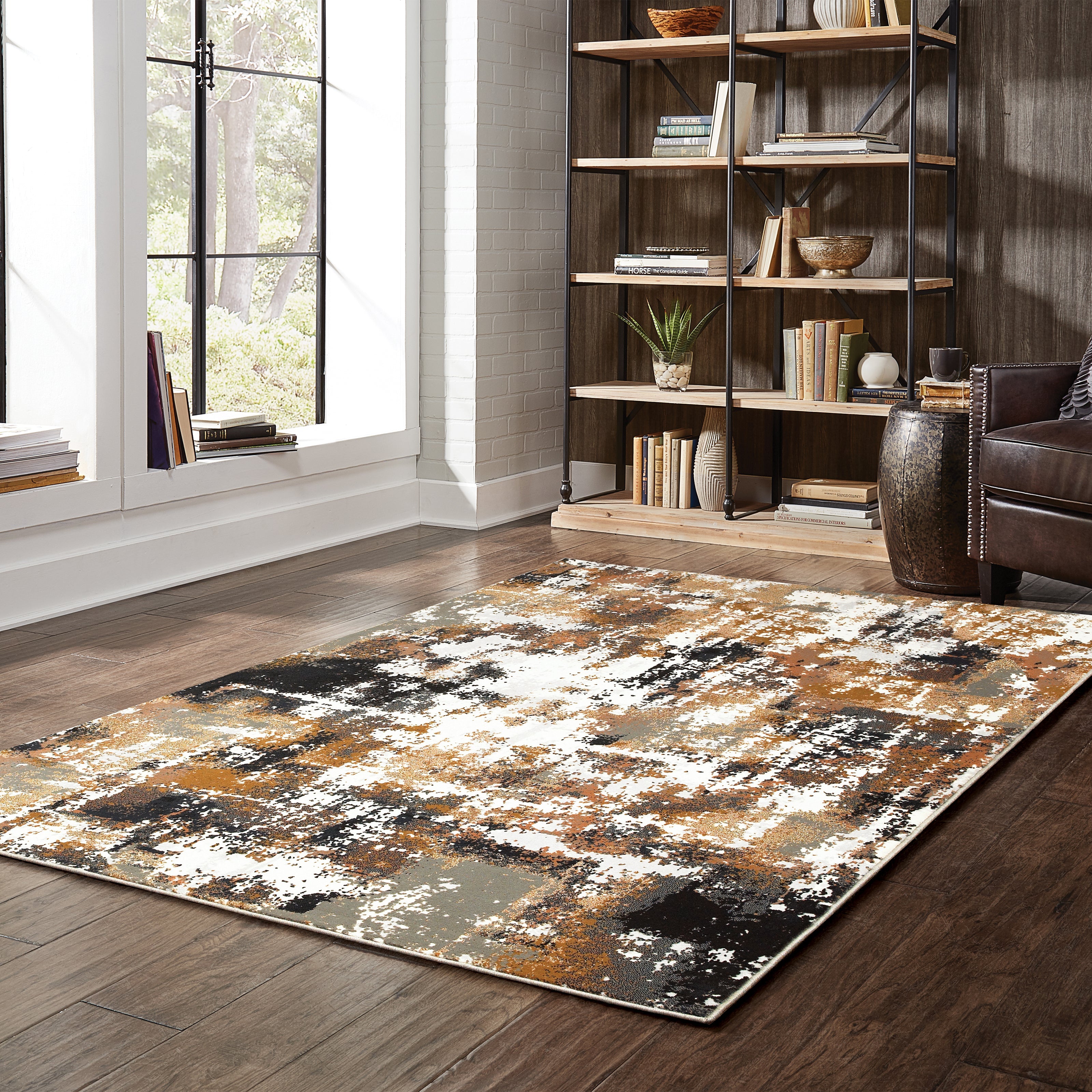 Oriental Weavers Bowen 4928X Grey/Gold Area Rug