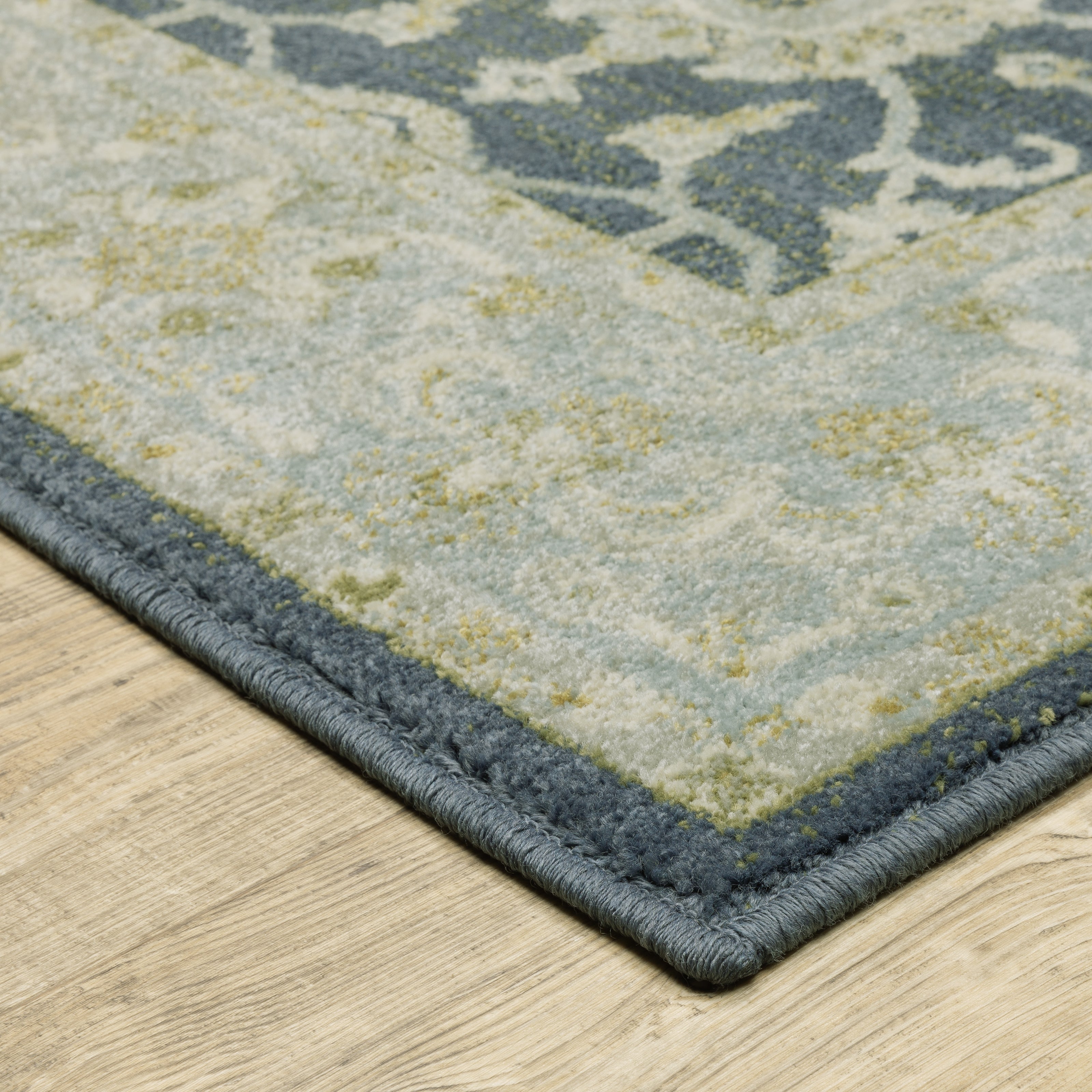 Oriental Weavers Branson BR05A Blue/Ivory Area Rug