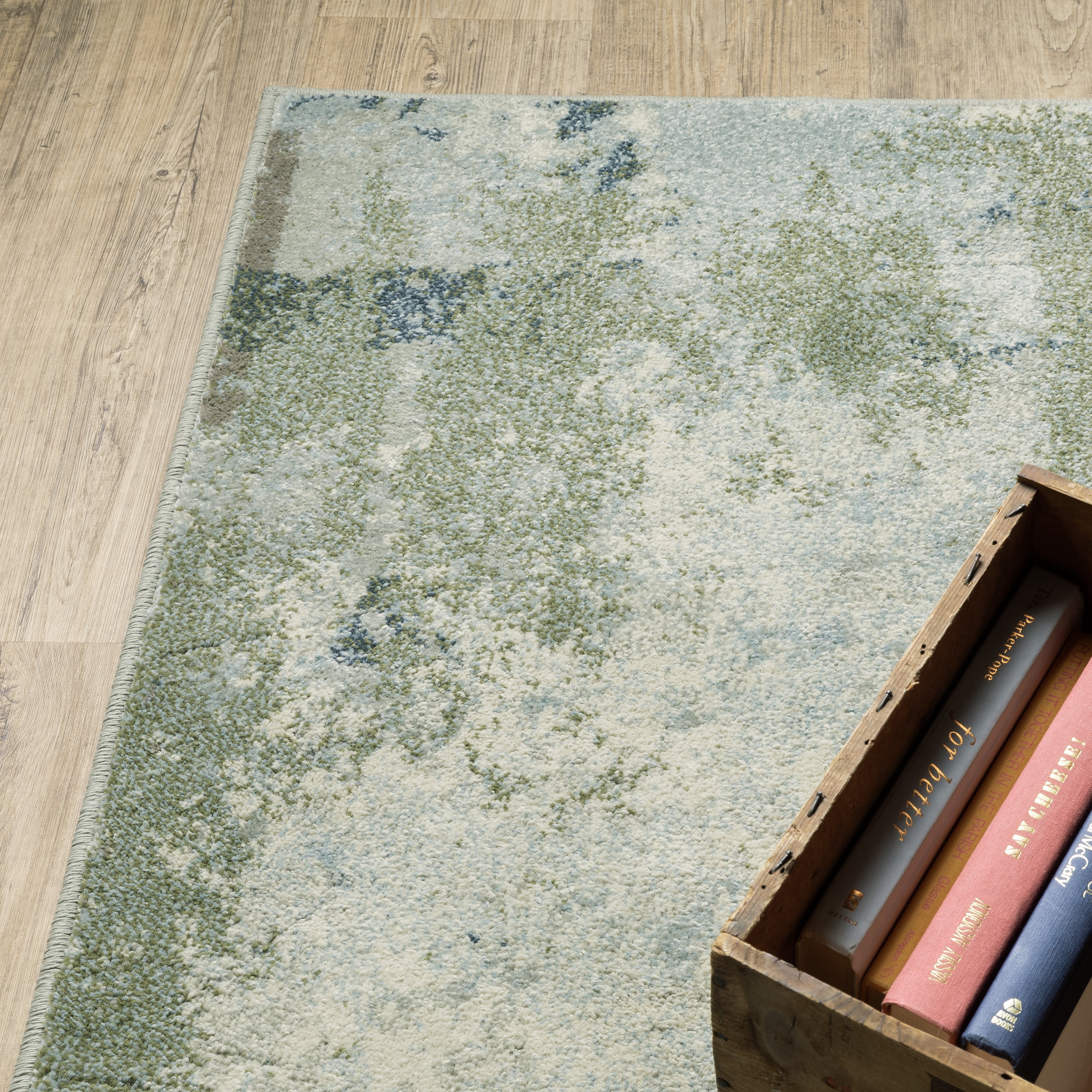 Oriental Weavers Branson BR08A Blue/Green Area Rug