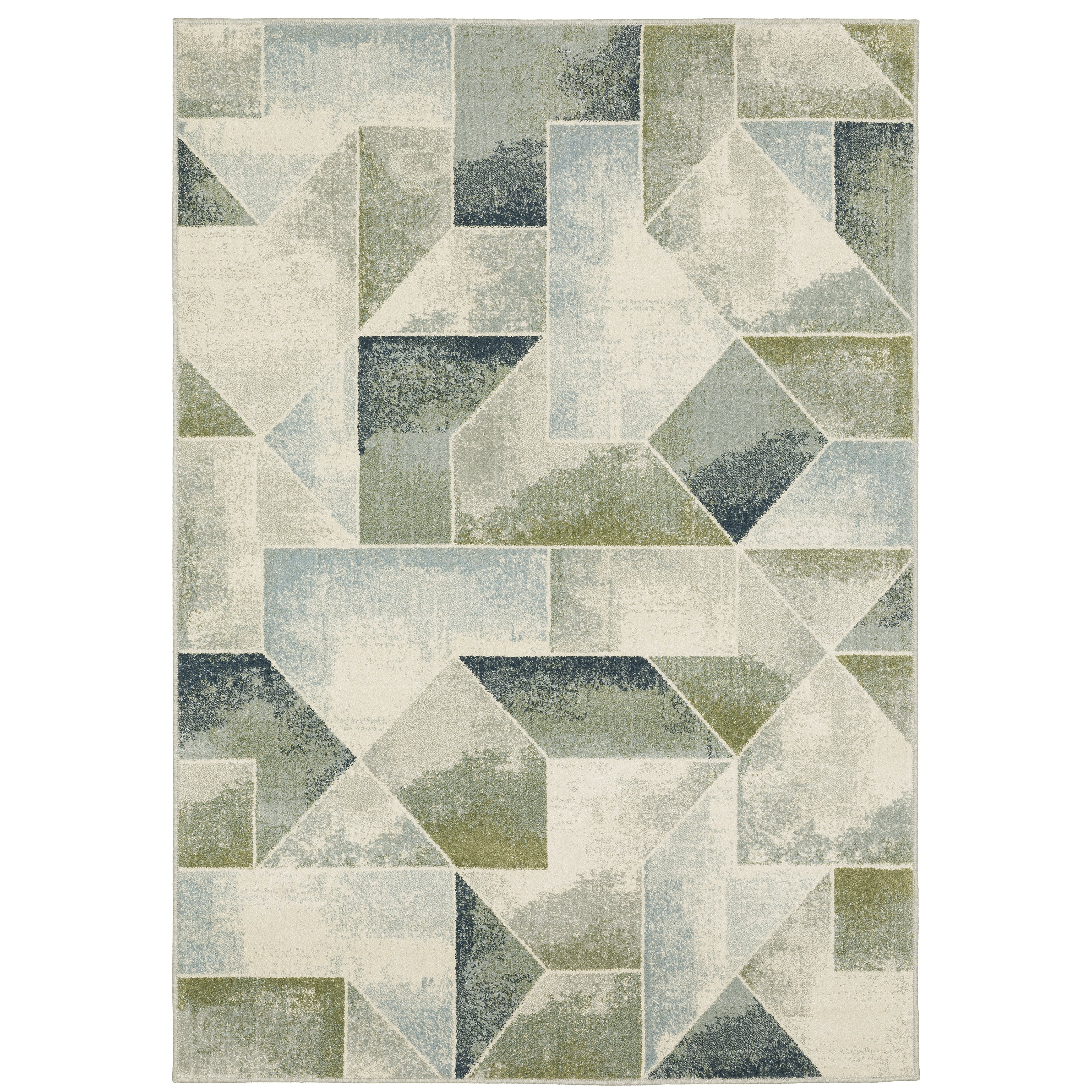 Oriental Weavers Branson BR10A Blue/Green Area Rug