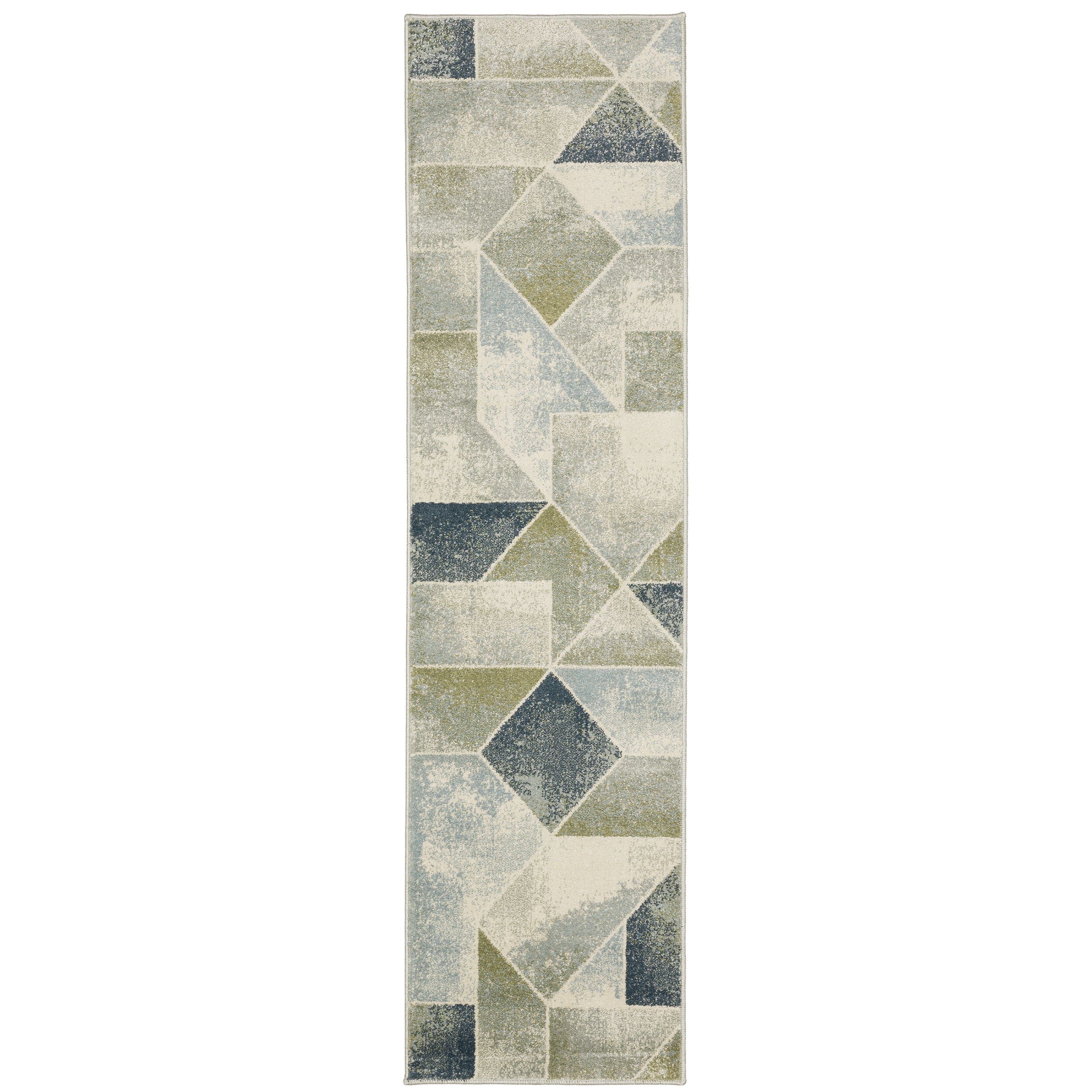 Oriental Weavers Branson BR10A Blue/Green Area Rug