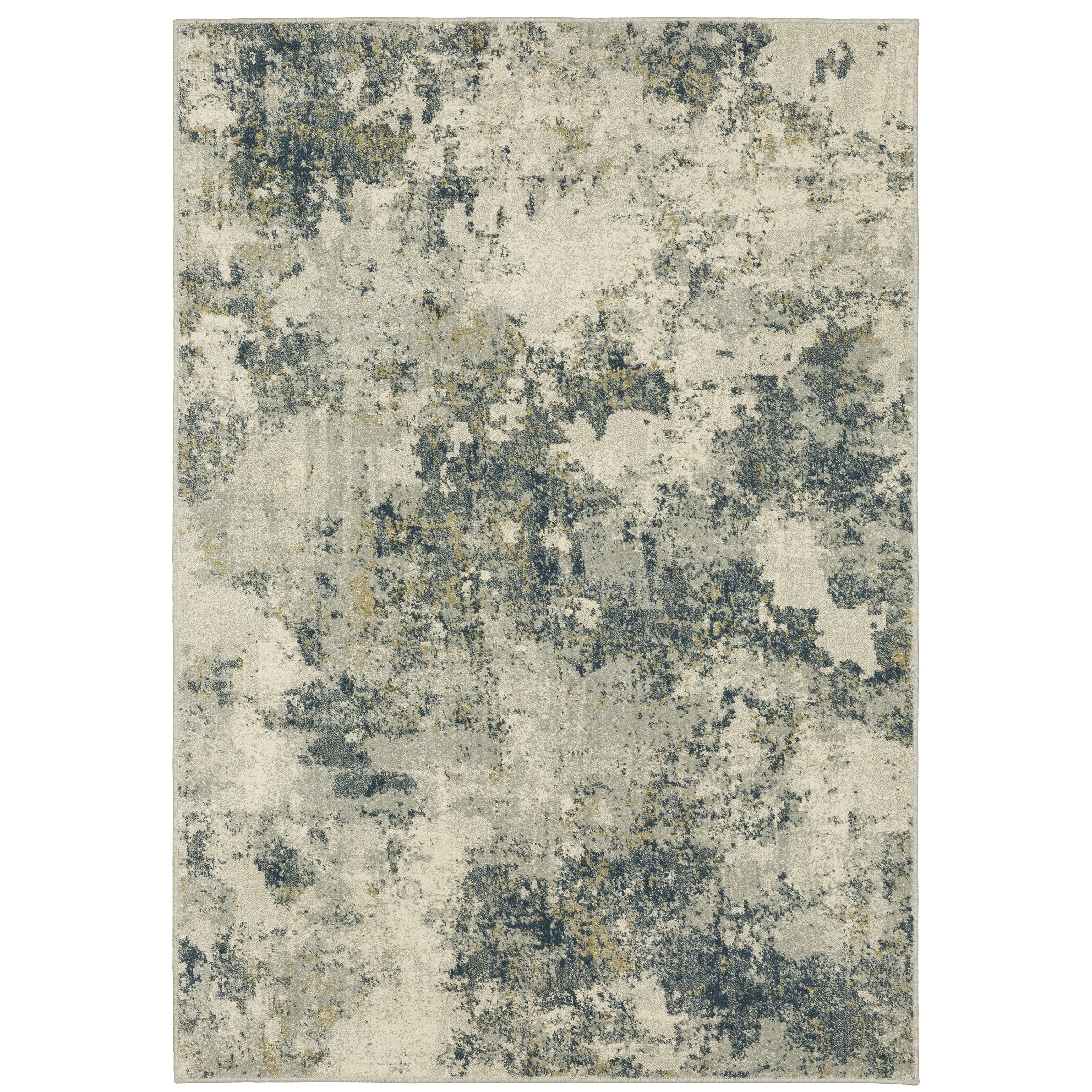 Oriental Weavers Branson BR12A Beige/Blue Area Rug