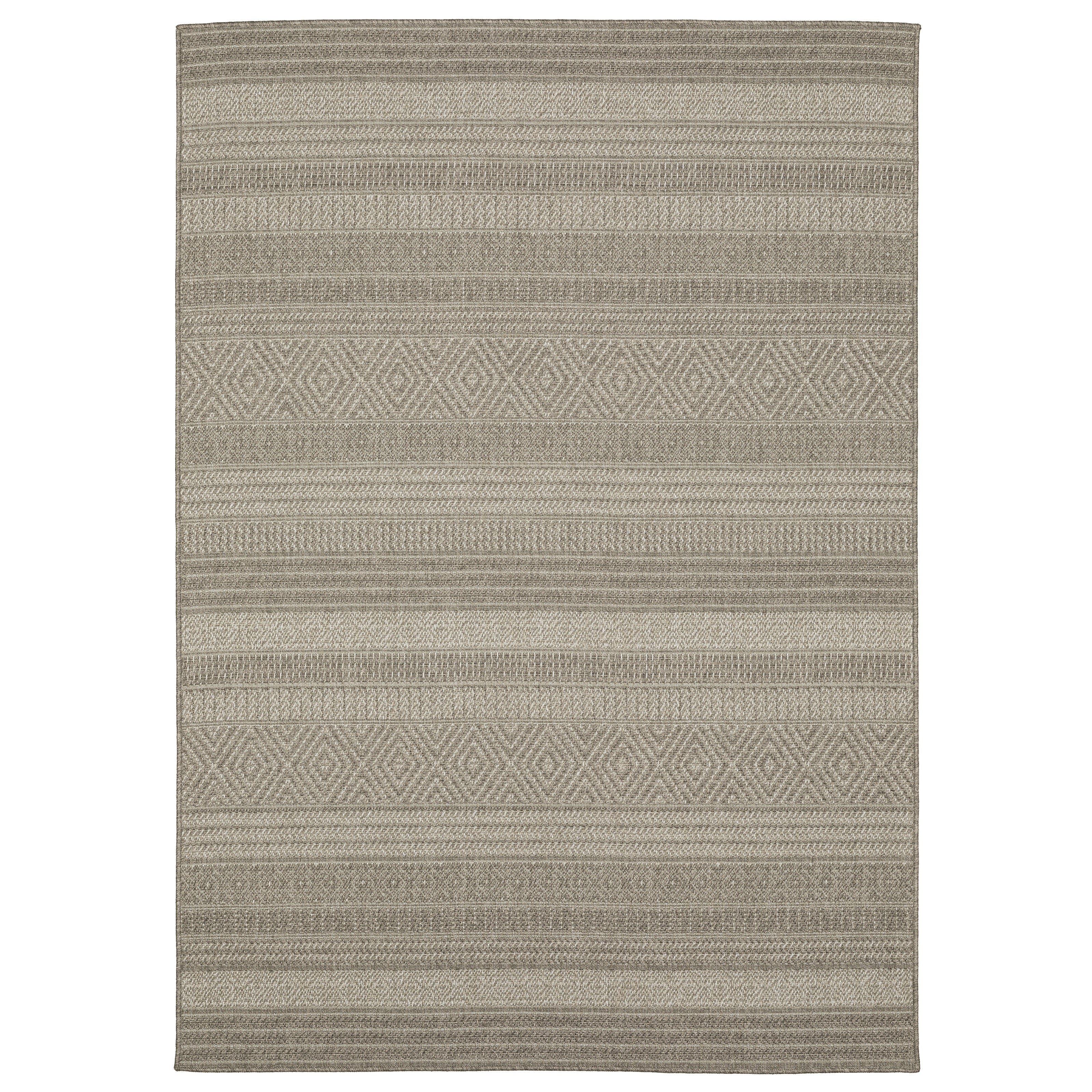 Oriental Weavers Caicos CA06A Grey/Grey Area Rug