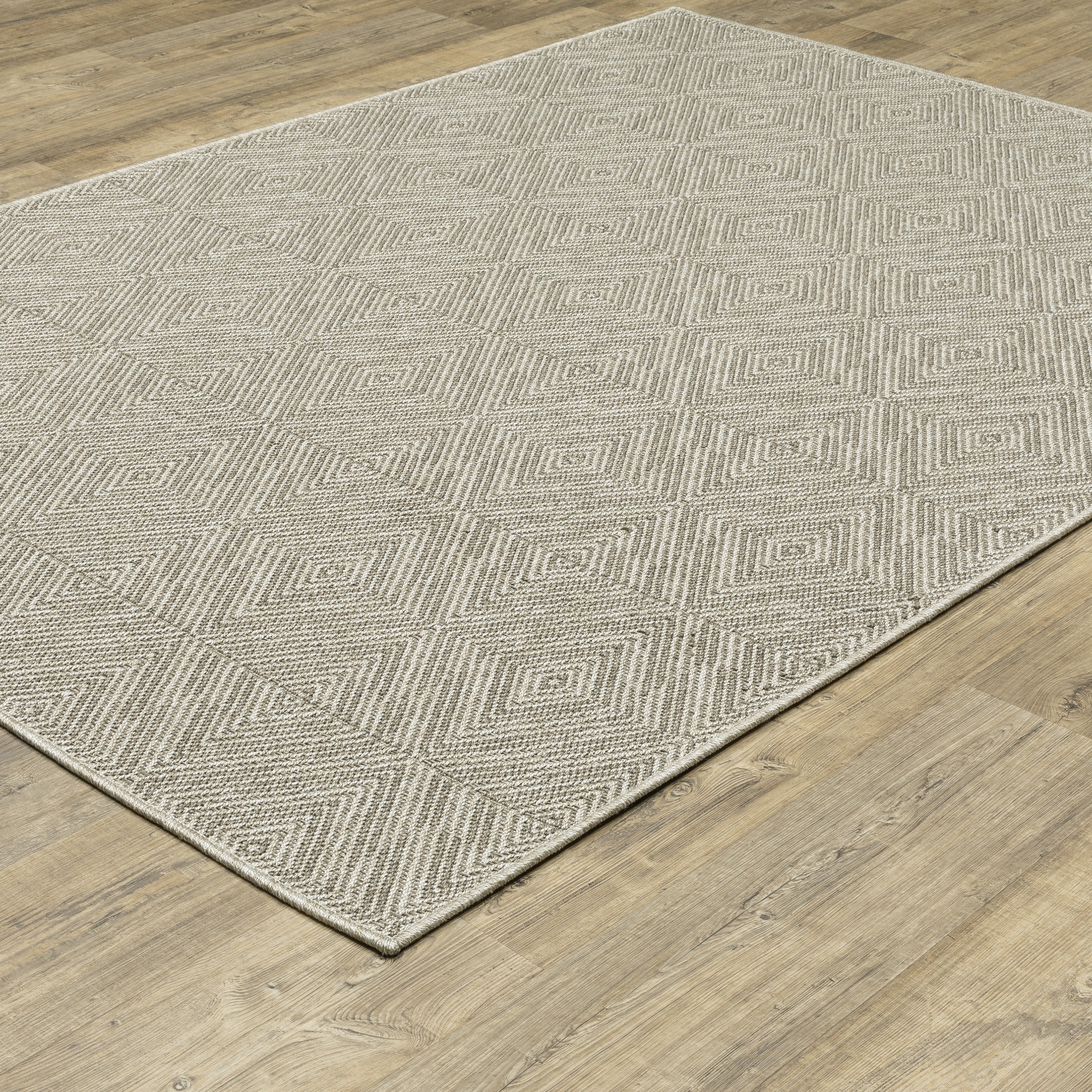 Oriental Weavers Caicos CA08A Grey/Grey Area Rug