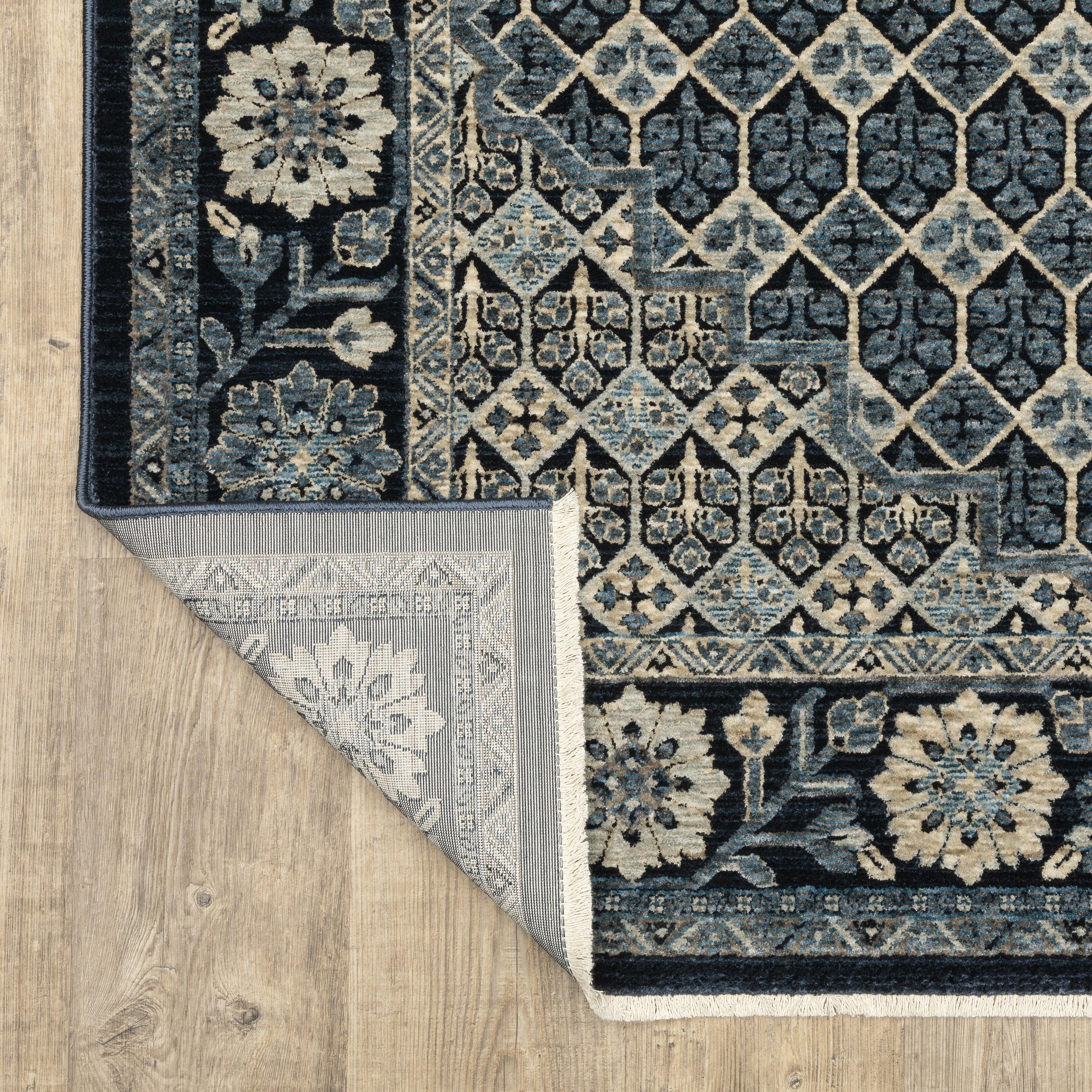 Oriental Weavers Capella CAP03 Blue/Ivory Area Rug
