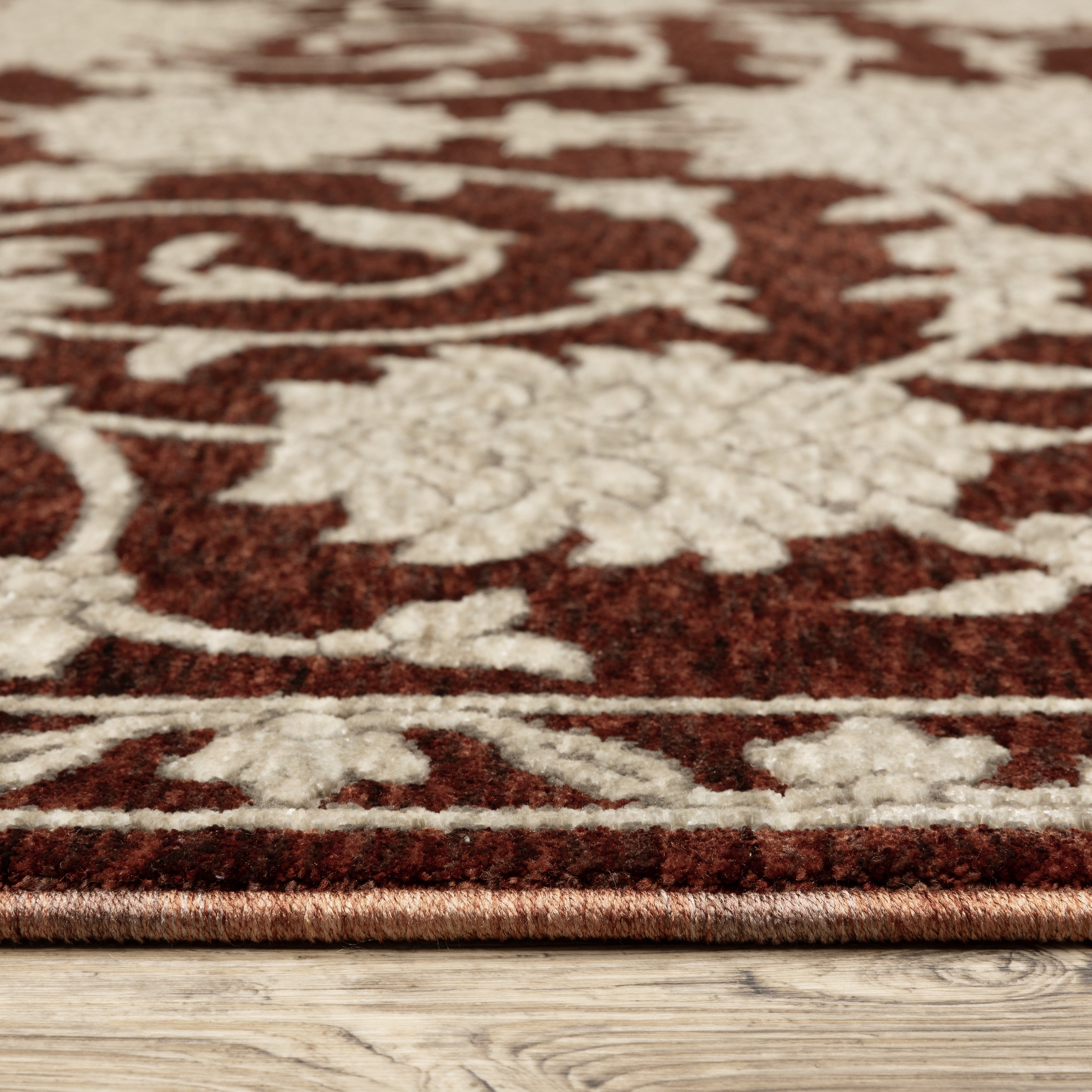 Oriental Weavers Capella CAP08 Red/Beige Area Rug