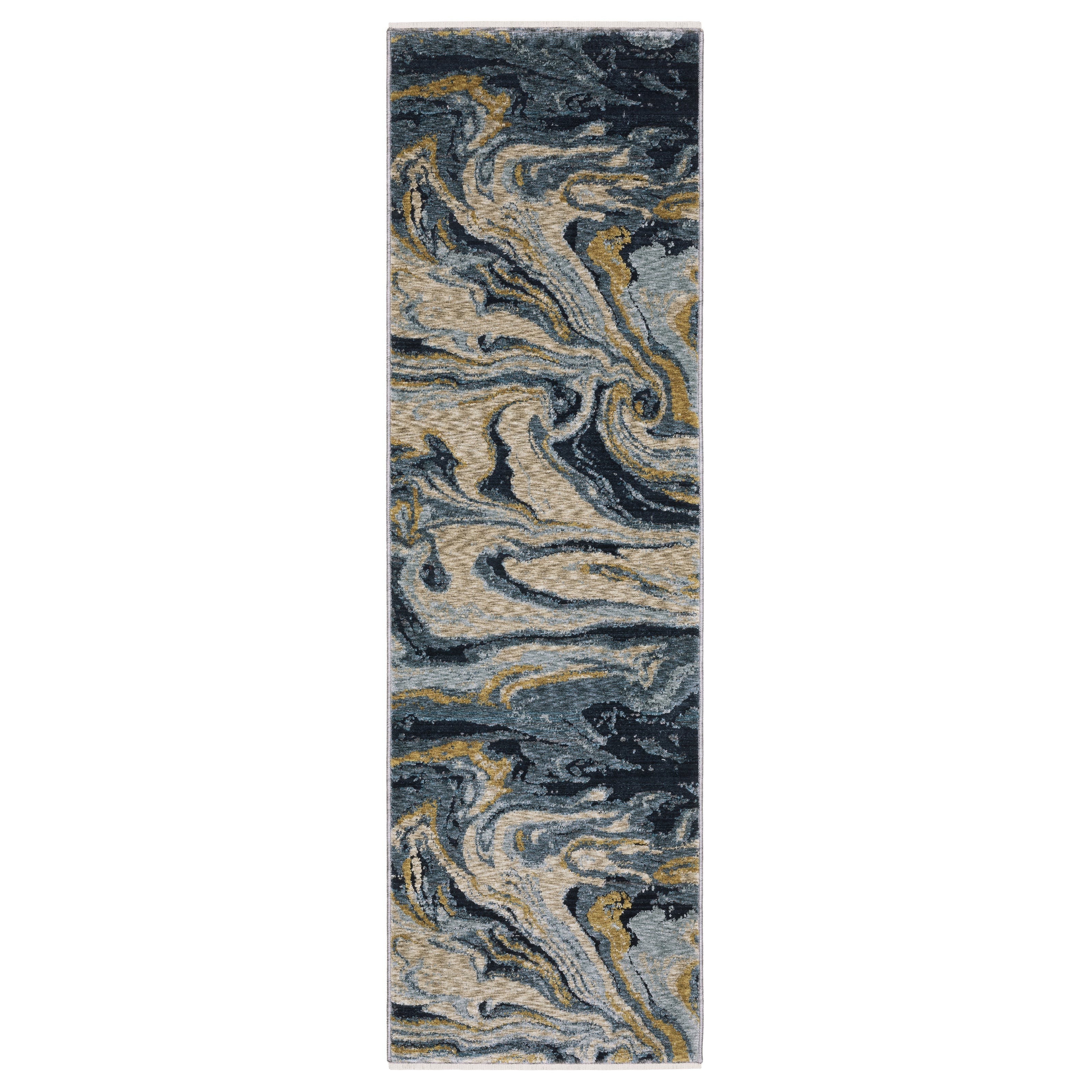 Oriental Weavers Capella CAP10 Blue/Blue Area Rug