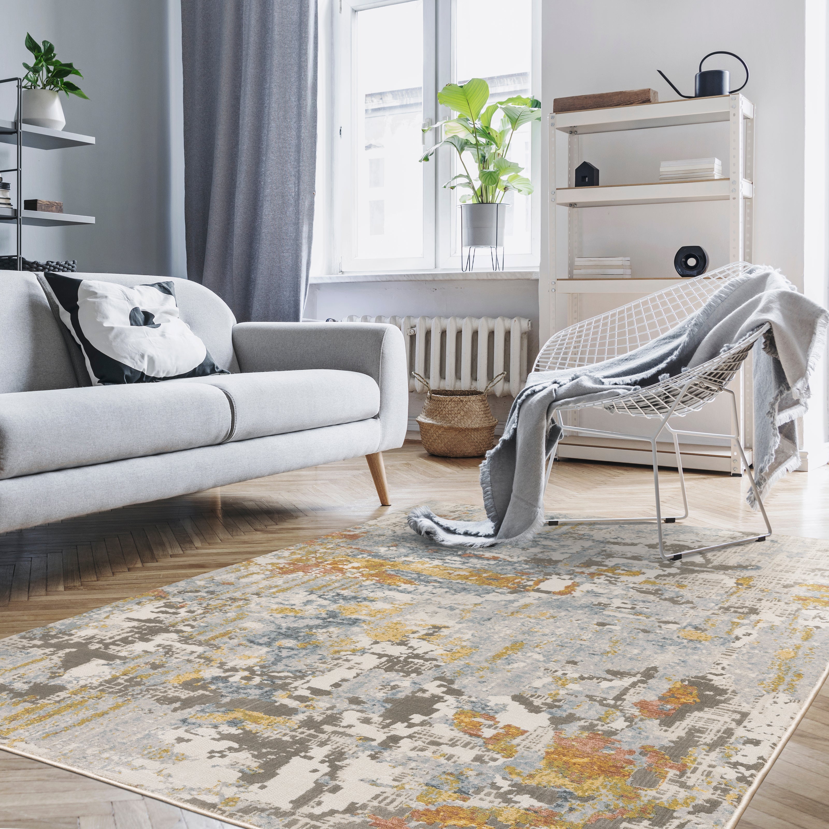 Oriental Weavers Caravan 1340W Beige/Blue Area Rug