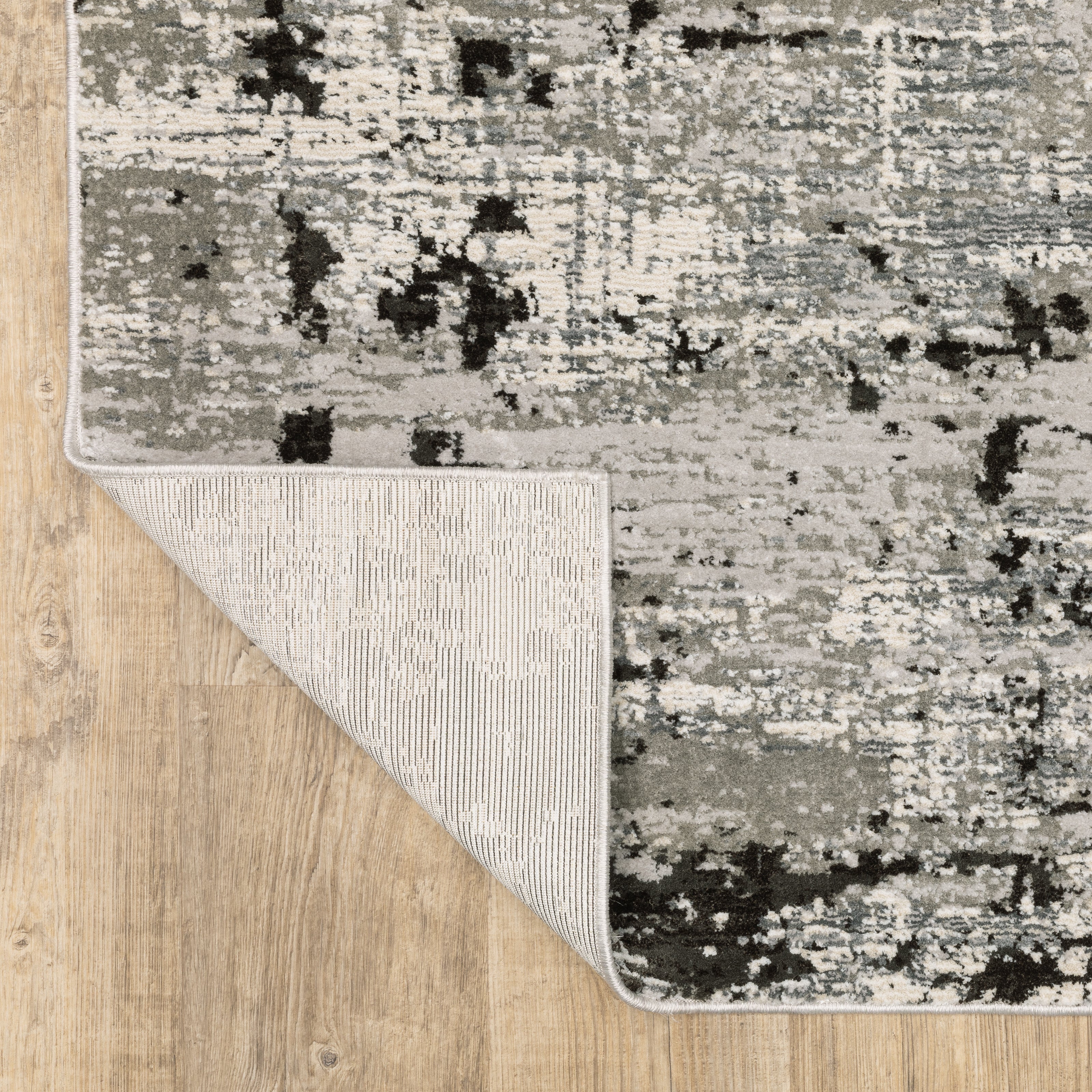 Oriental Weavers Caravan 4153Q Grey/Black Area Rug