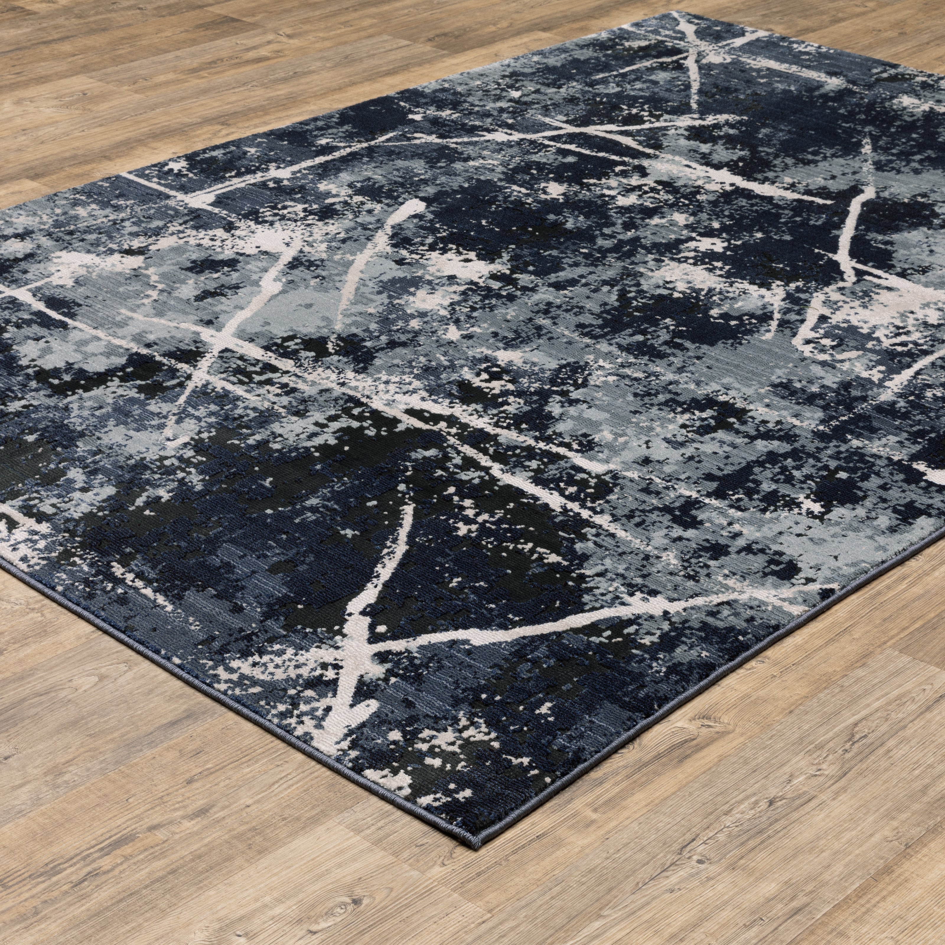 Oriental Weavers Caravan 7150B Blue/Blue Area Rug