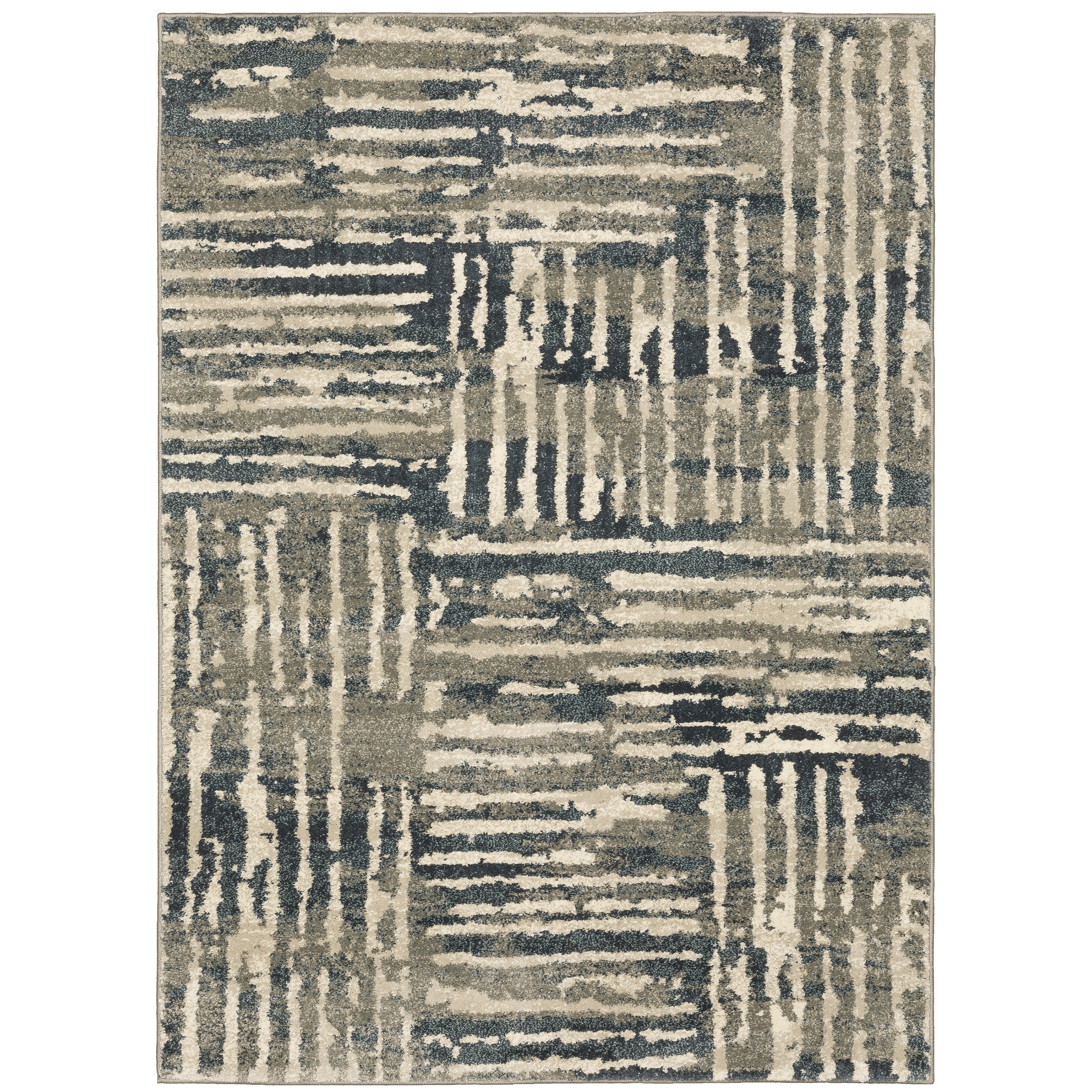 Oriental Weavers Carson 745C Blue/Beige Area Rug