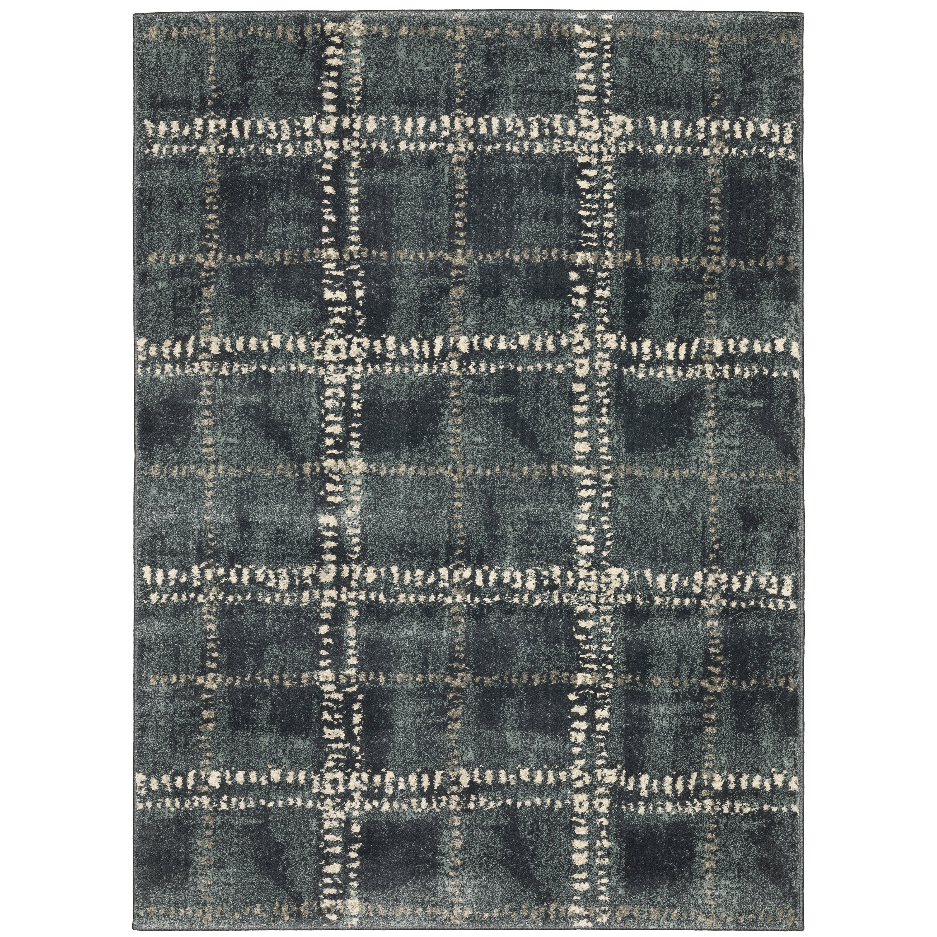 Oriental Weavers Carson 746J Blue/Ivory Area Rug