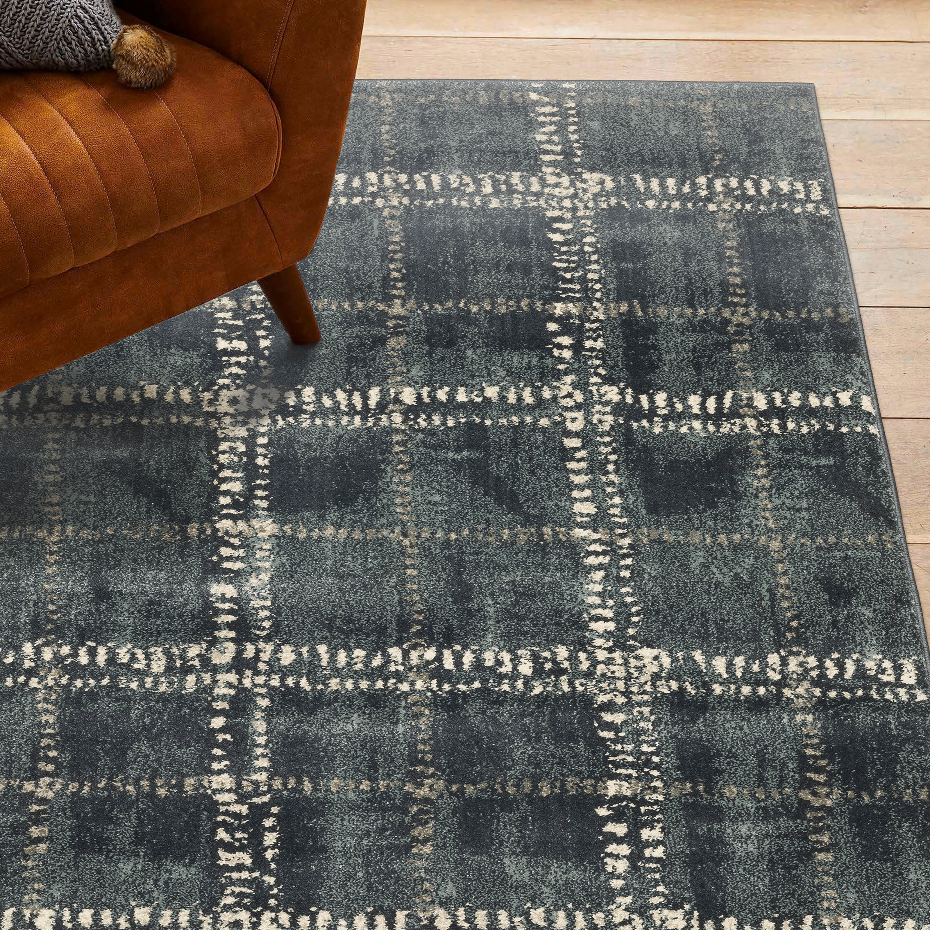 Oriental Weavers Carson 746J Blue/Ivory Area Rug