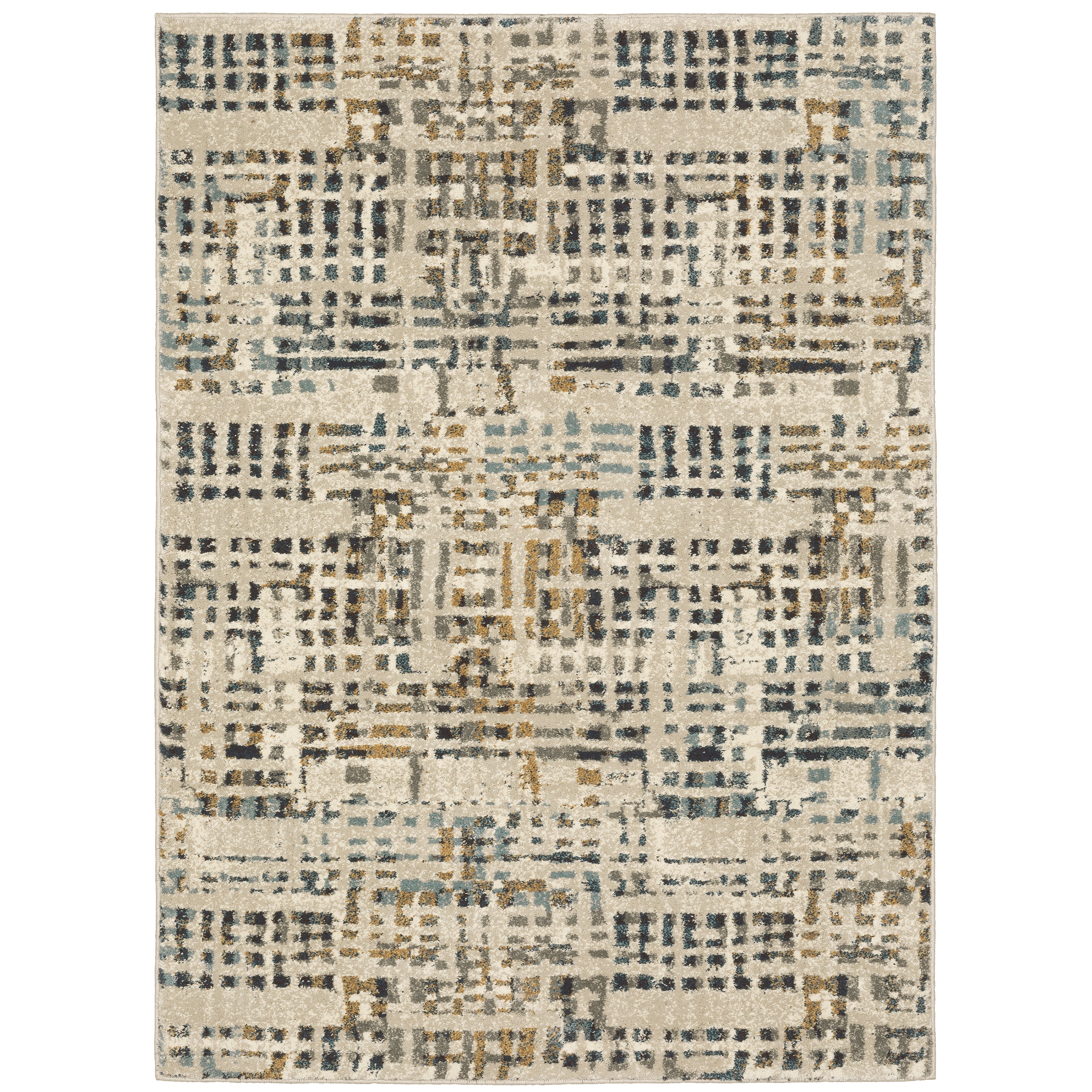 Oriental Weavers Carson 748F Beige/Multi Area Rug