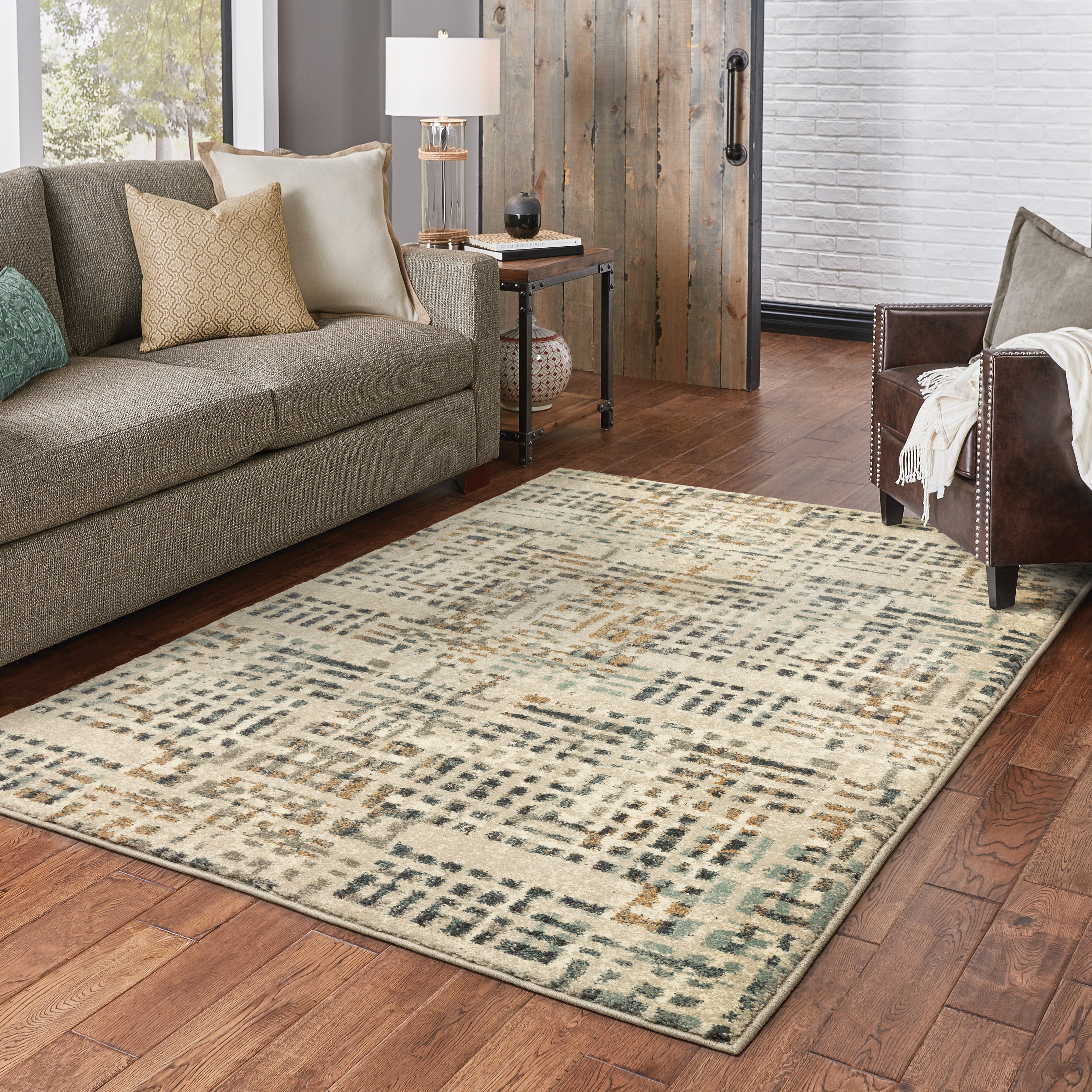 Oriental Weavers Carson 748F Beige/Multi Area Rug