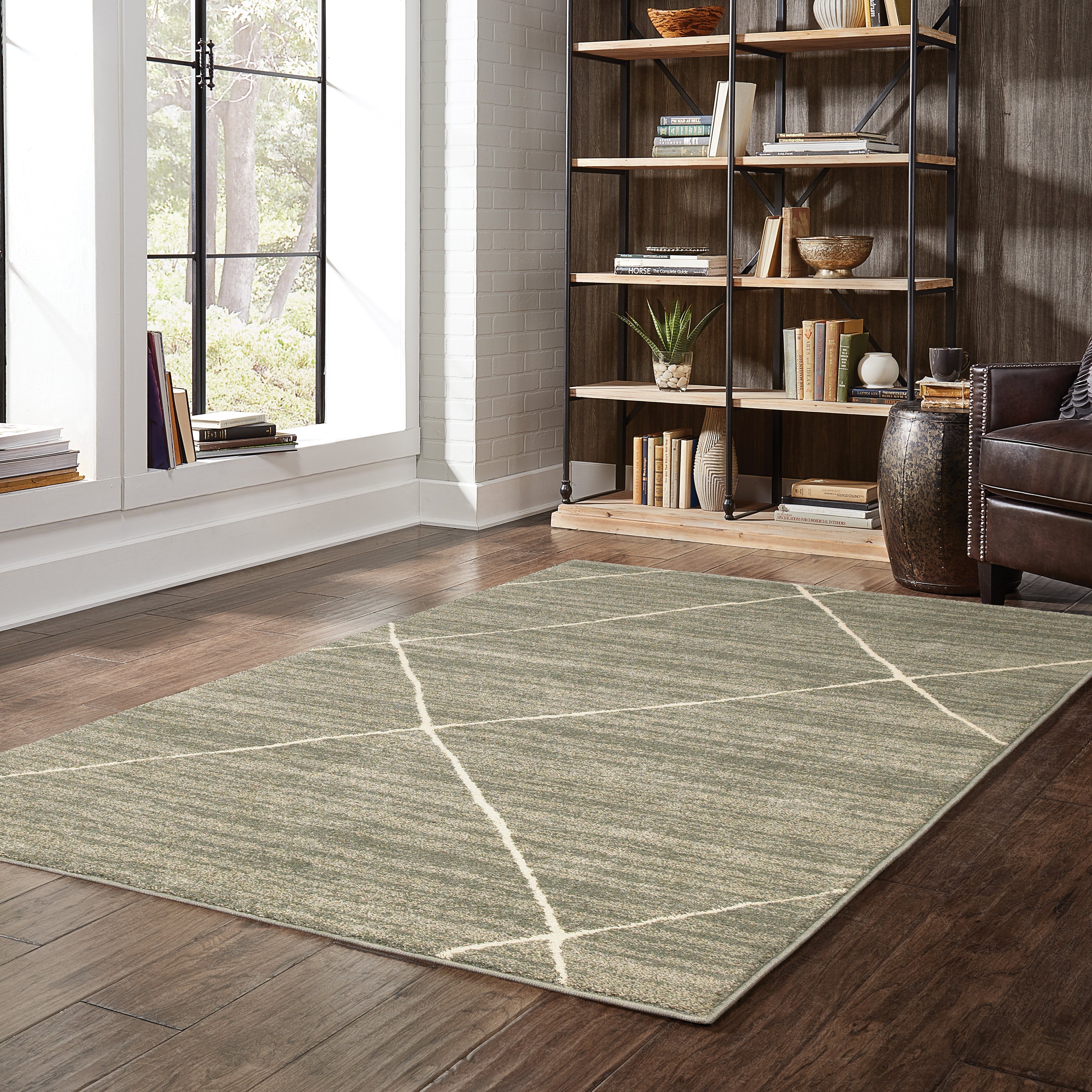 Oriental Weavers Carson 9661A Grey/Ivory Area Rug