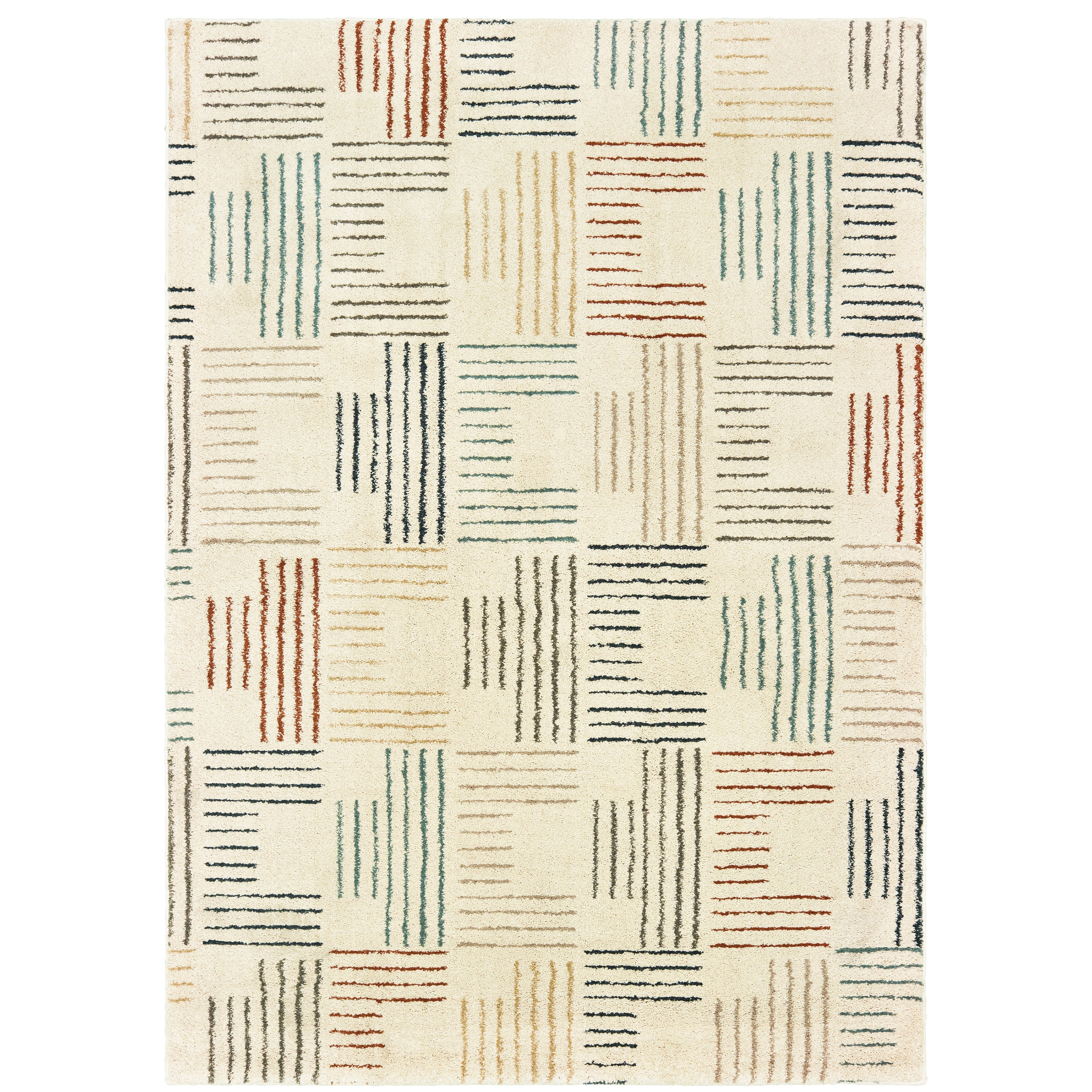 Oriental Weavers Carson 9663A Ivory/Multi Area Rug