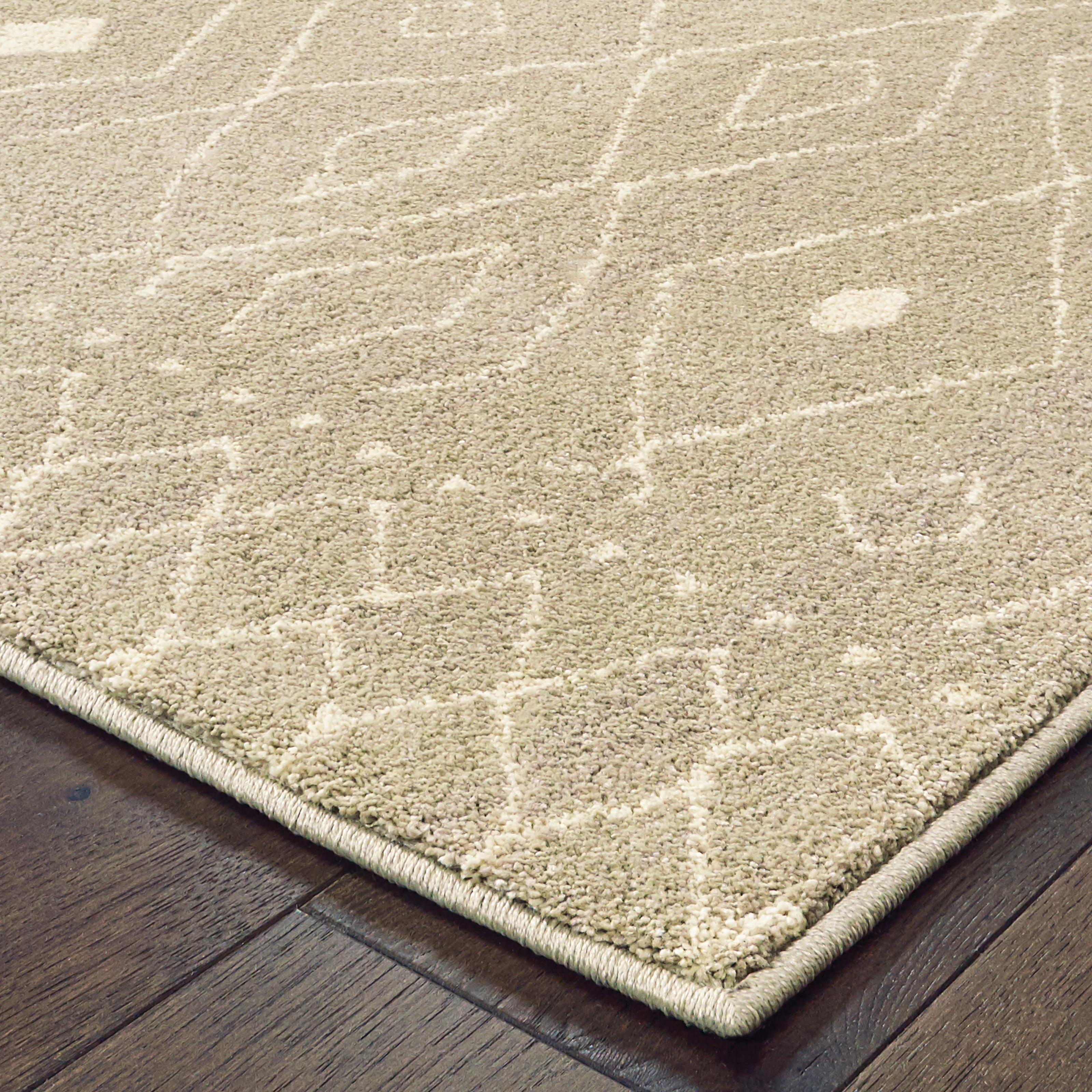 Oriental Weavers Carson 9665B Sand/Ivory Area Rug