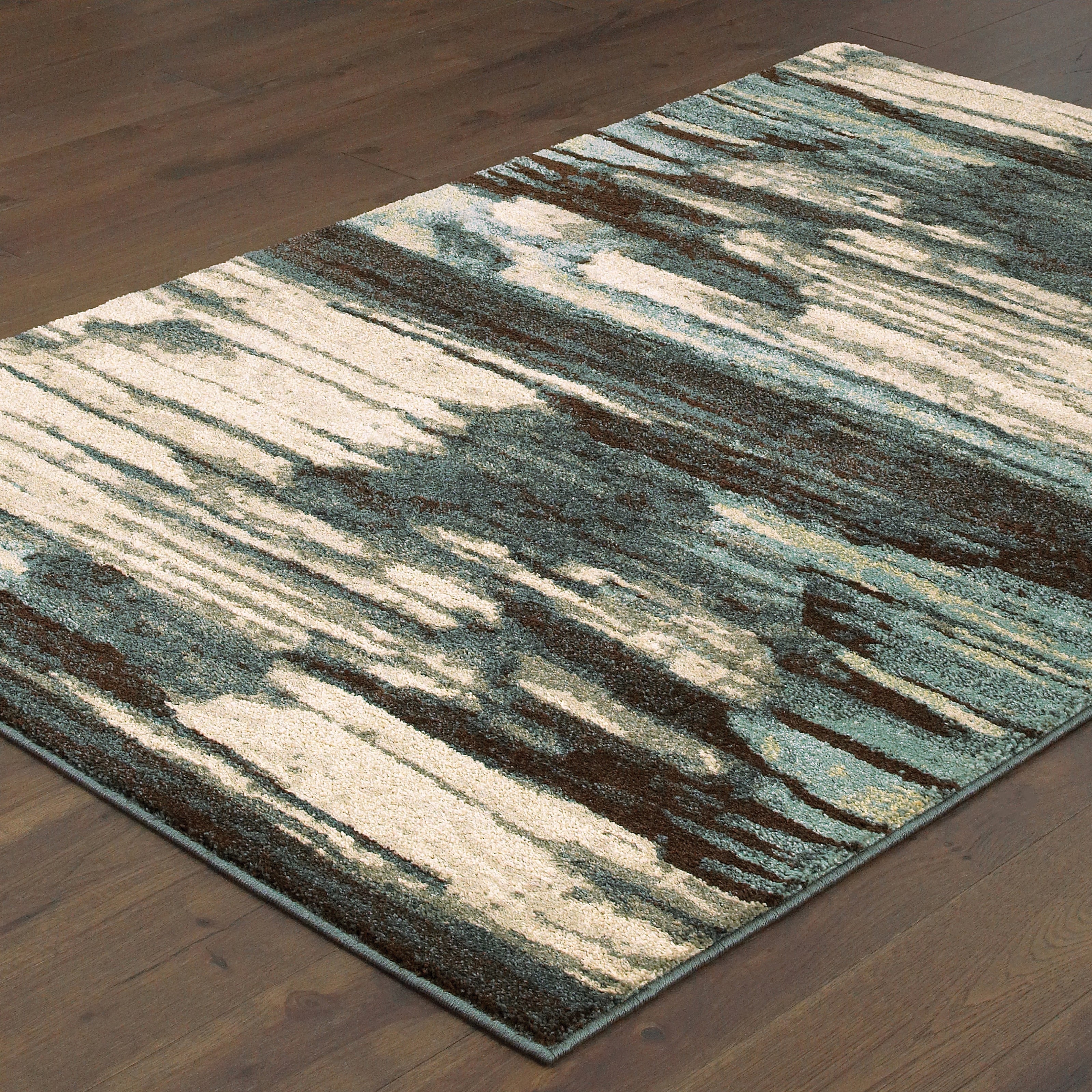 Oriental Weavers Carson 9675A Blue/Ivory Area Rug