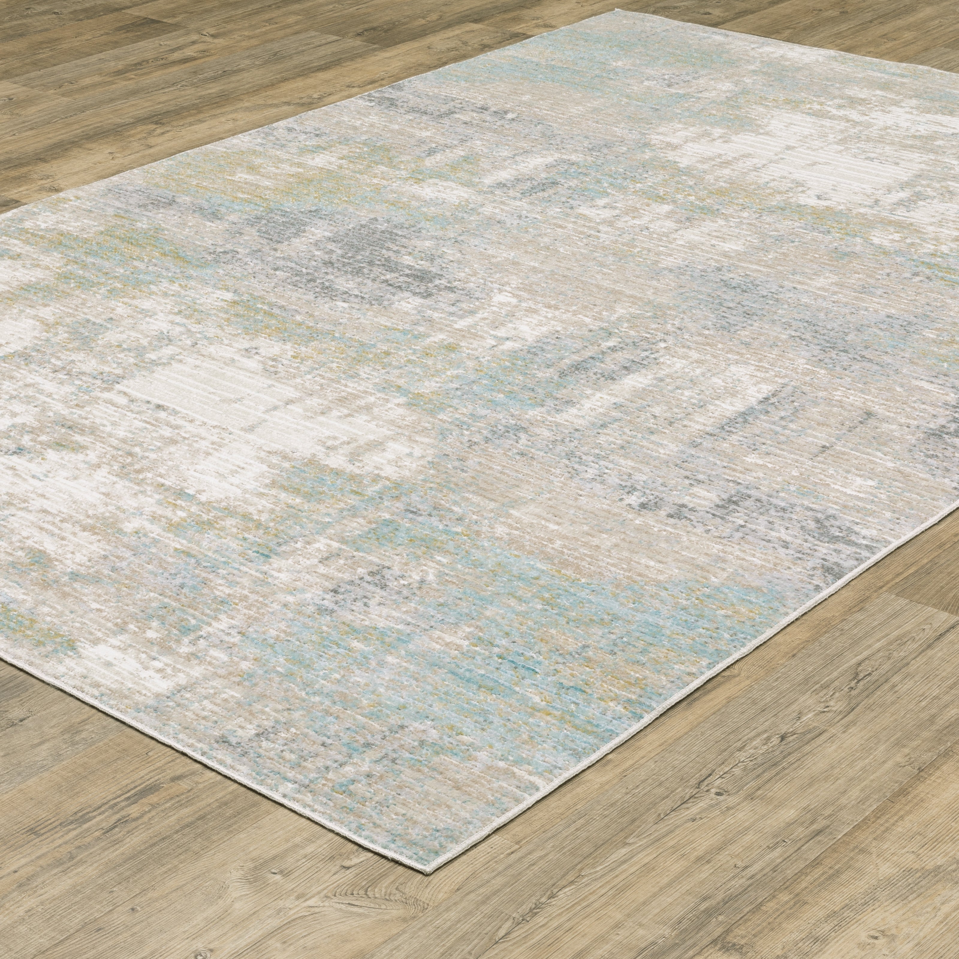 Oriental Weavers Cavett CAV01 Ivory/Green Area Rug