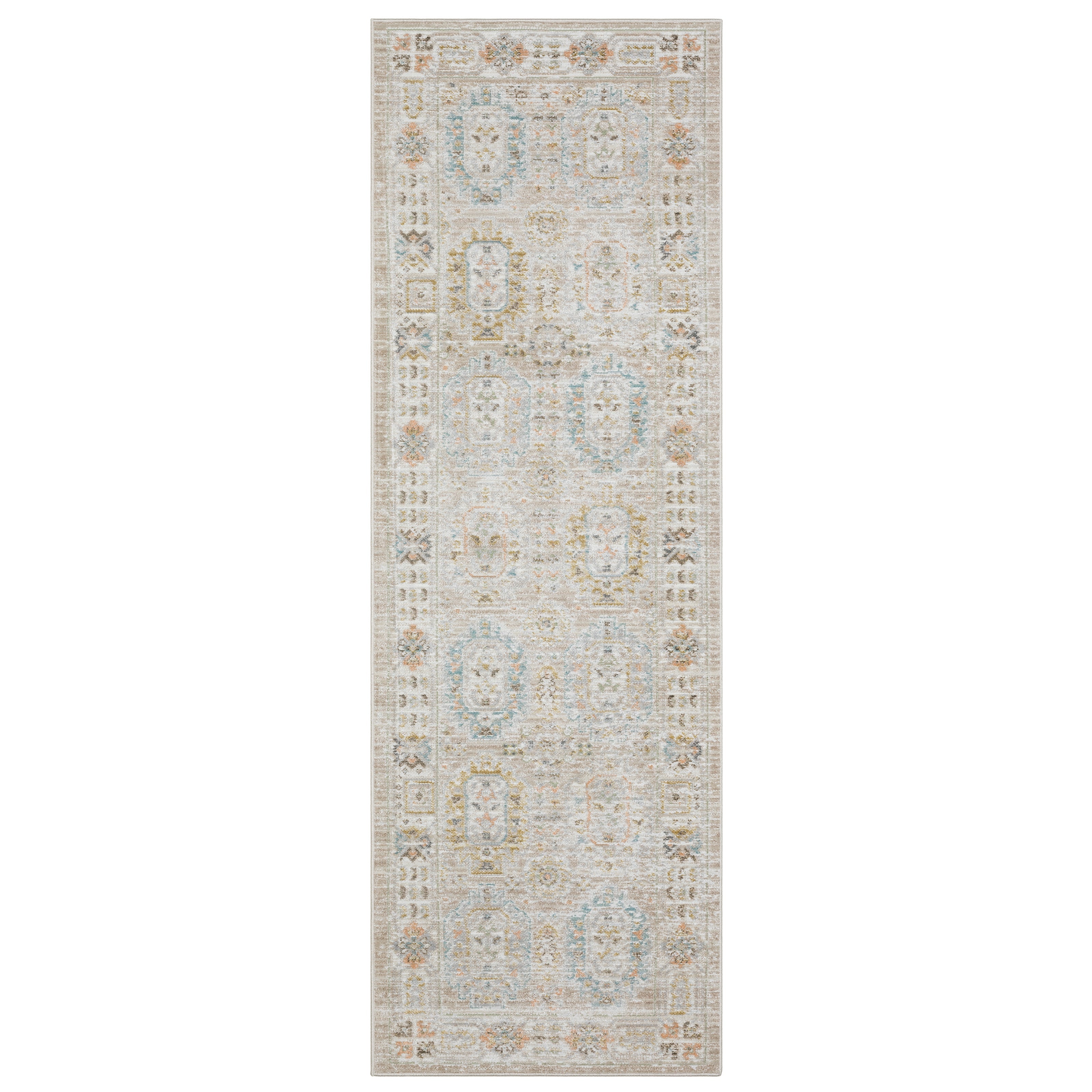 Oriental Weavers Cavett CAV04 Beige/Blue Area Rug
