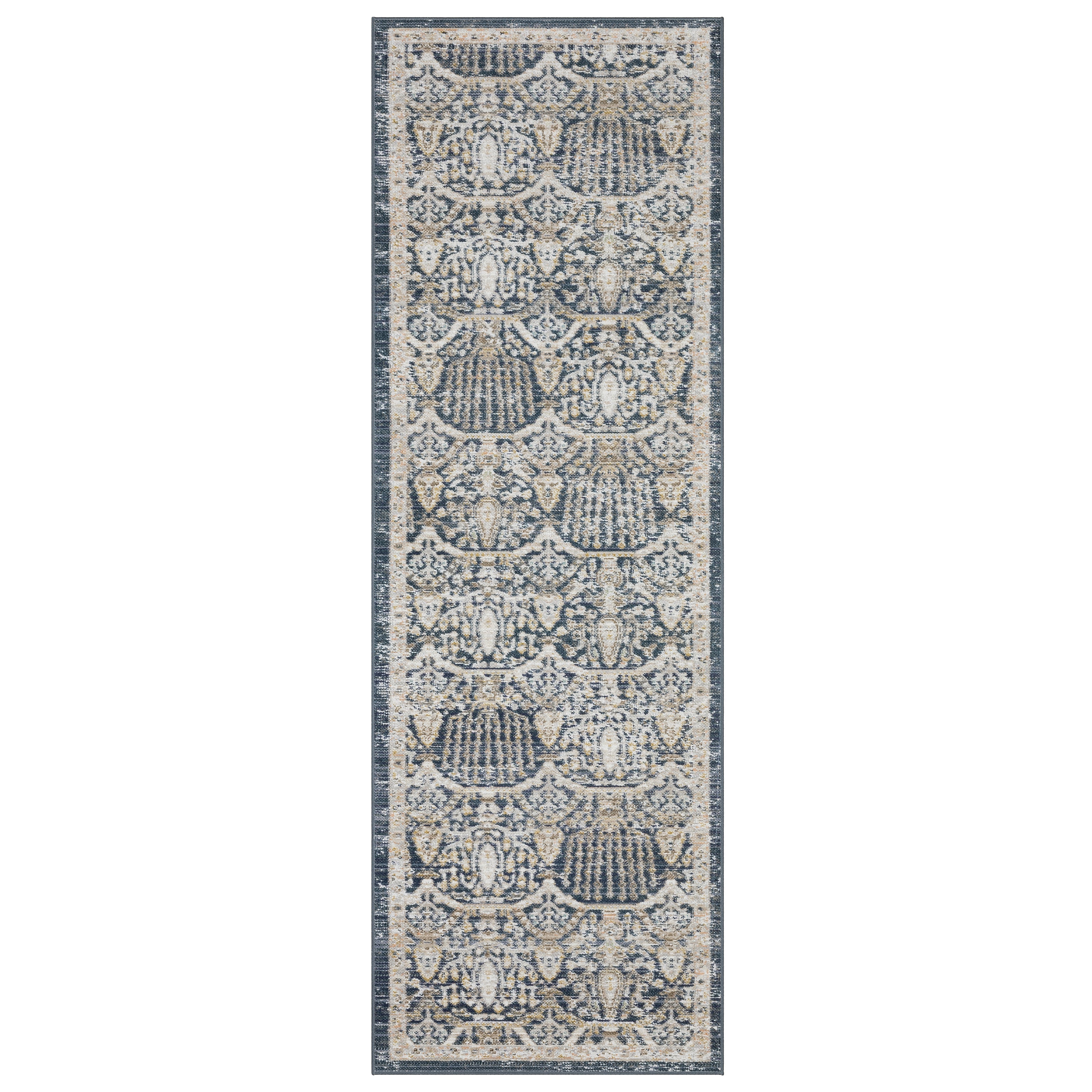 Oriental Weavers Cavett CAV06 Blue/Gold Area Rug