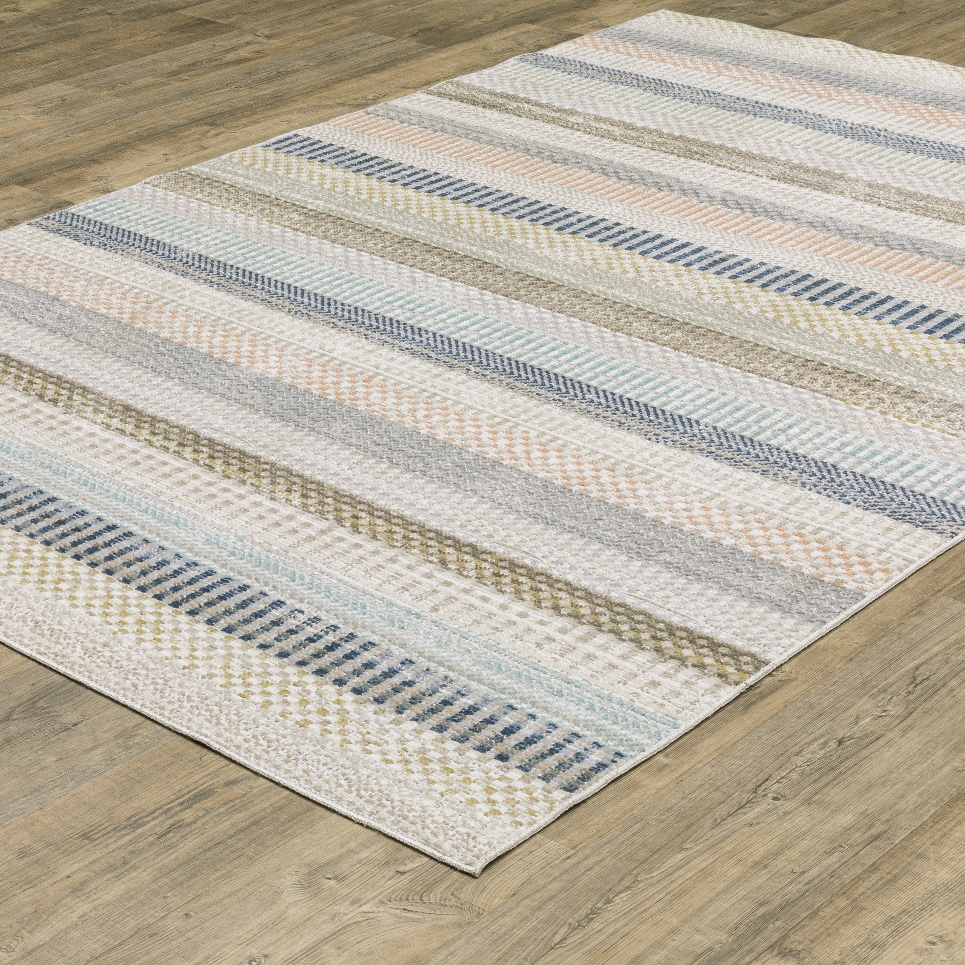 Oriental Weavers Cavett CAV08 Ivory/Multi Area Rug