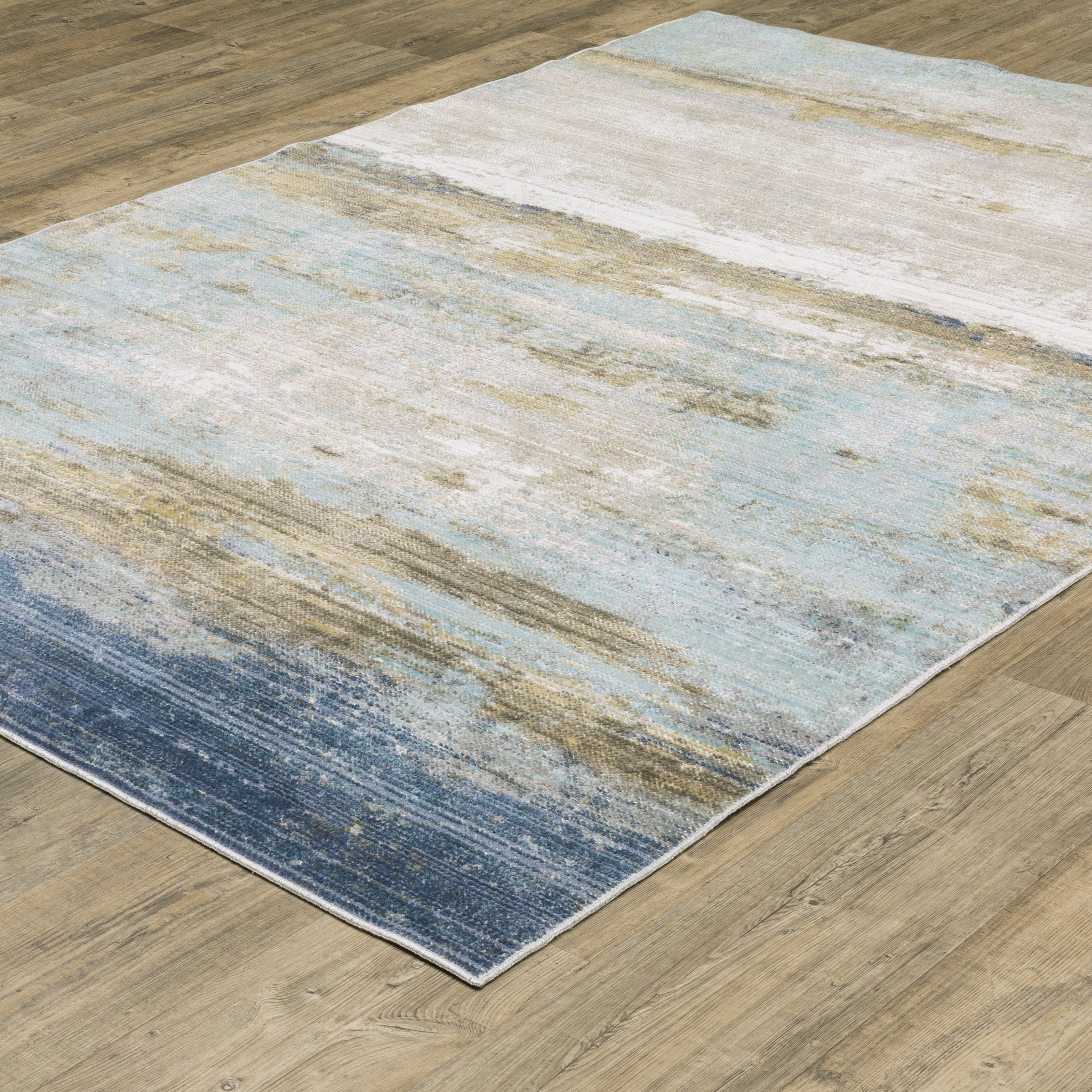 Oriental Weavers Cavett CAV09 Blue/Beige Area Rug