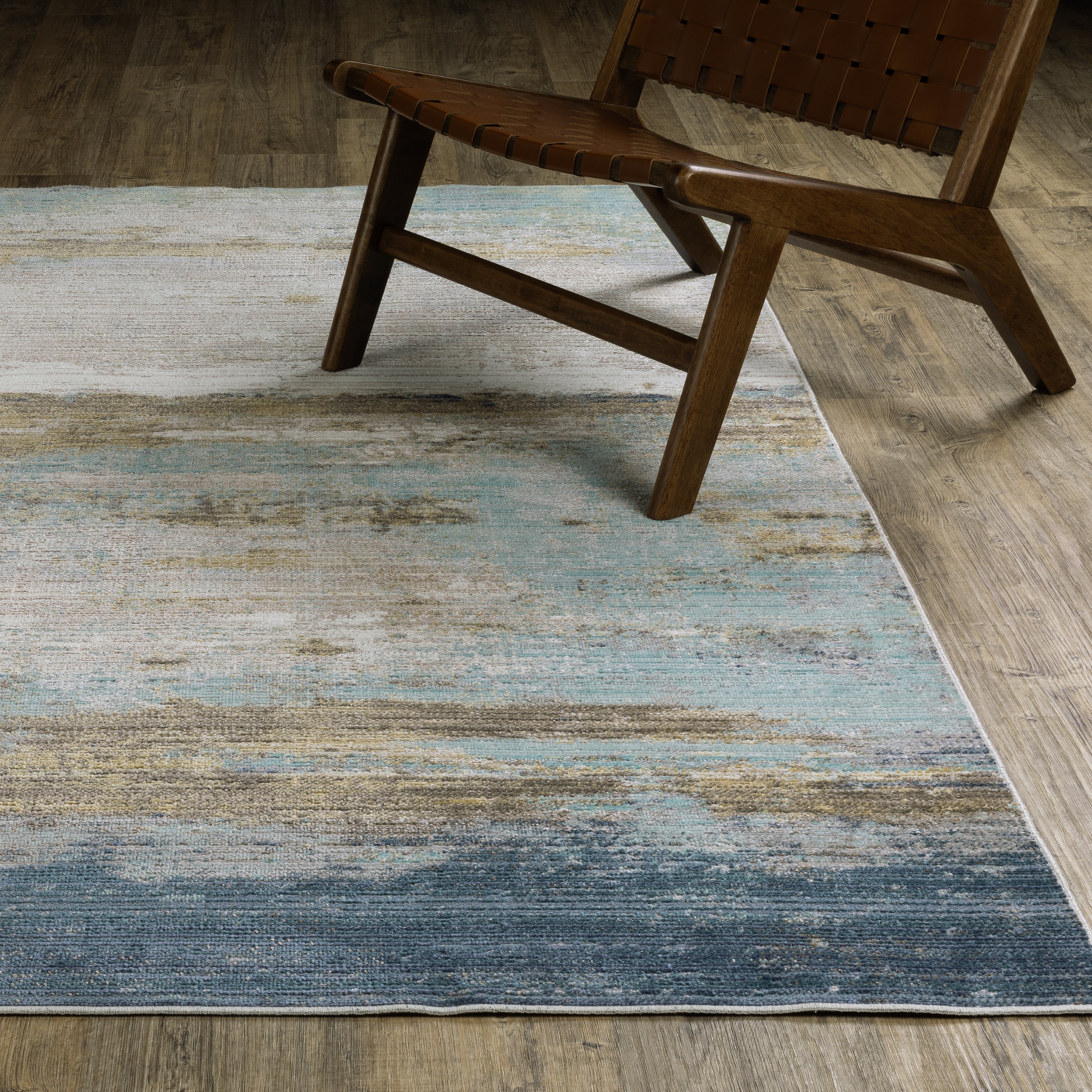 Oriental Weavers Cavett CAV09 Blue/Beige Area Rug