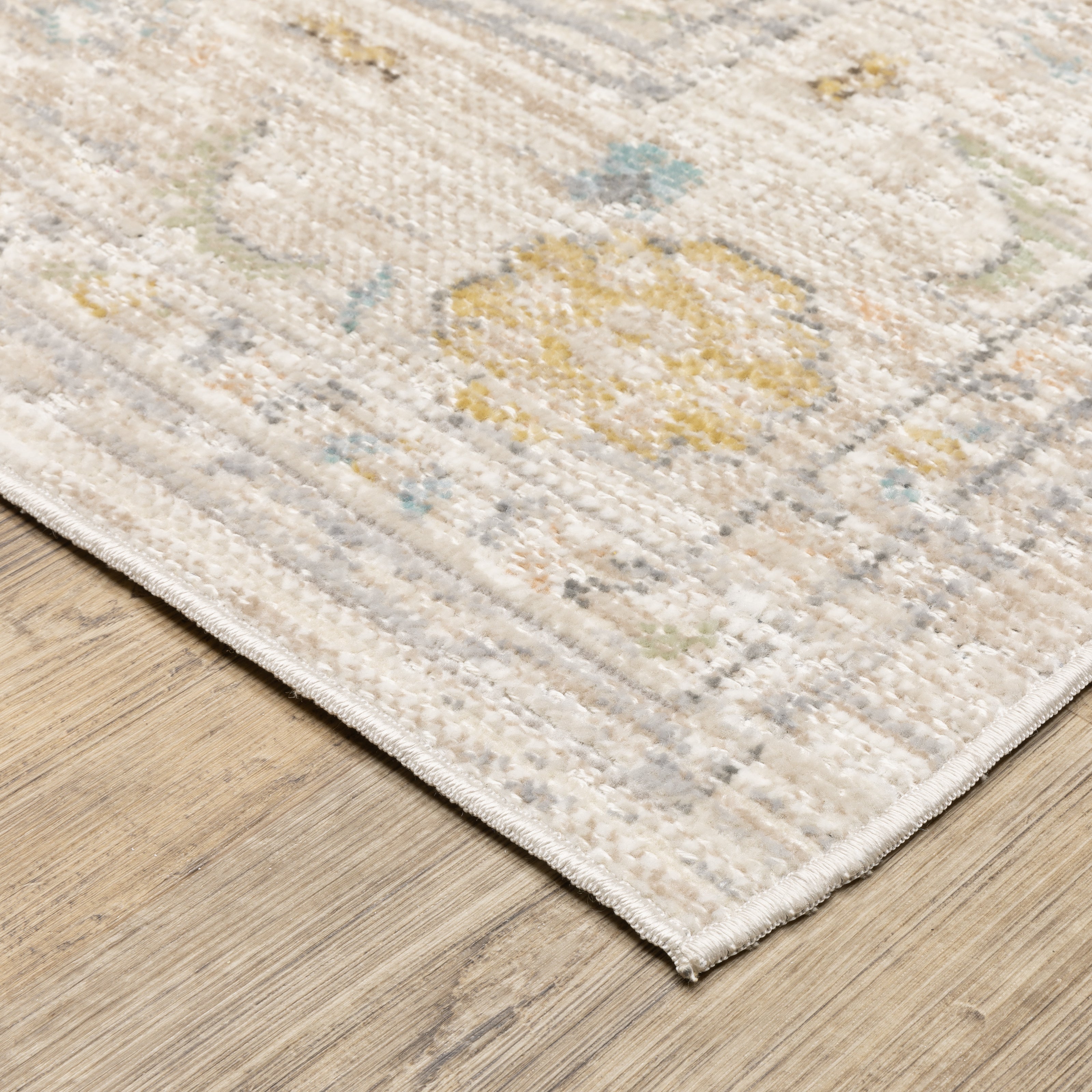 Oriental Weavers Cavett CAV11 Beige/Blue Area Rug