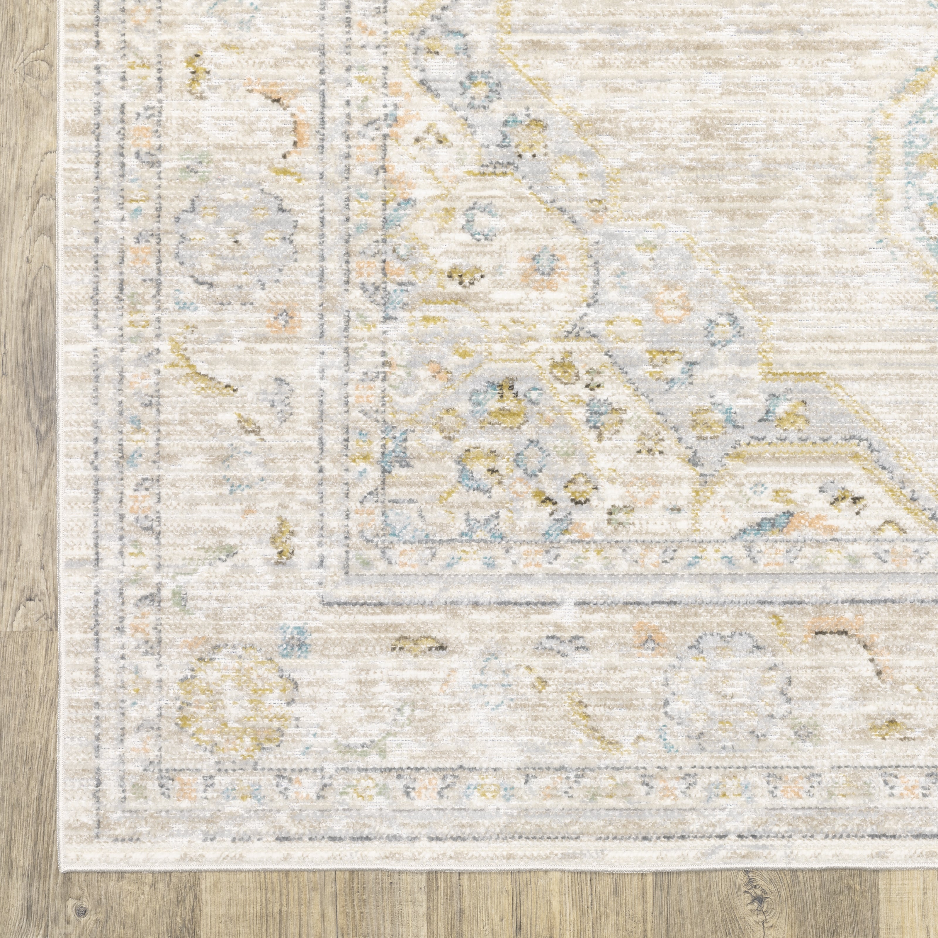 Oriental Weavers Cavett CAV11 Beige/Blue Area Rug
