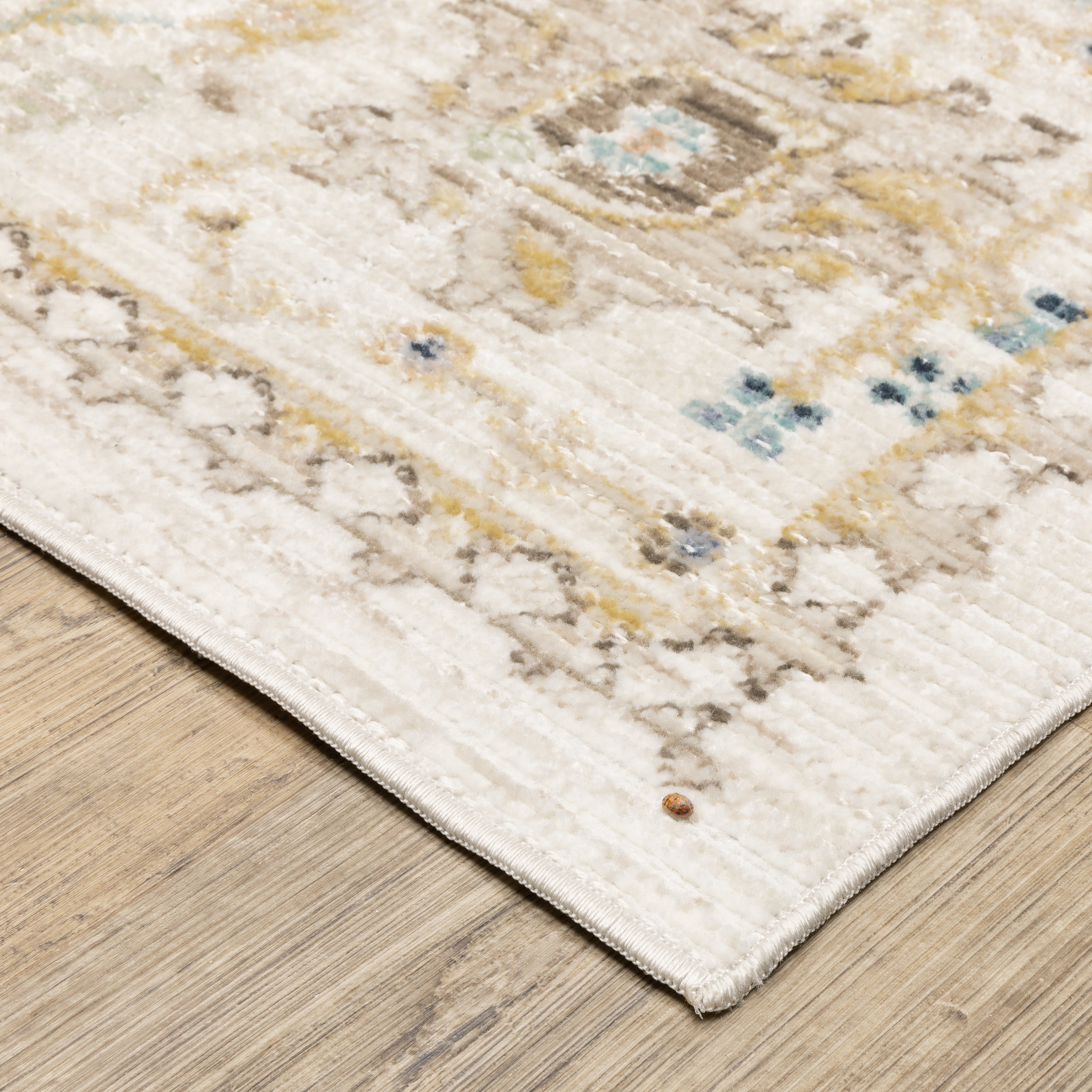 Oriental Weavers Cavett CAV13 Blue/Pink Area Rug