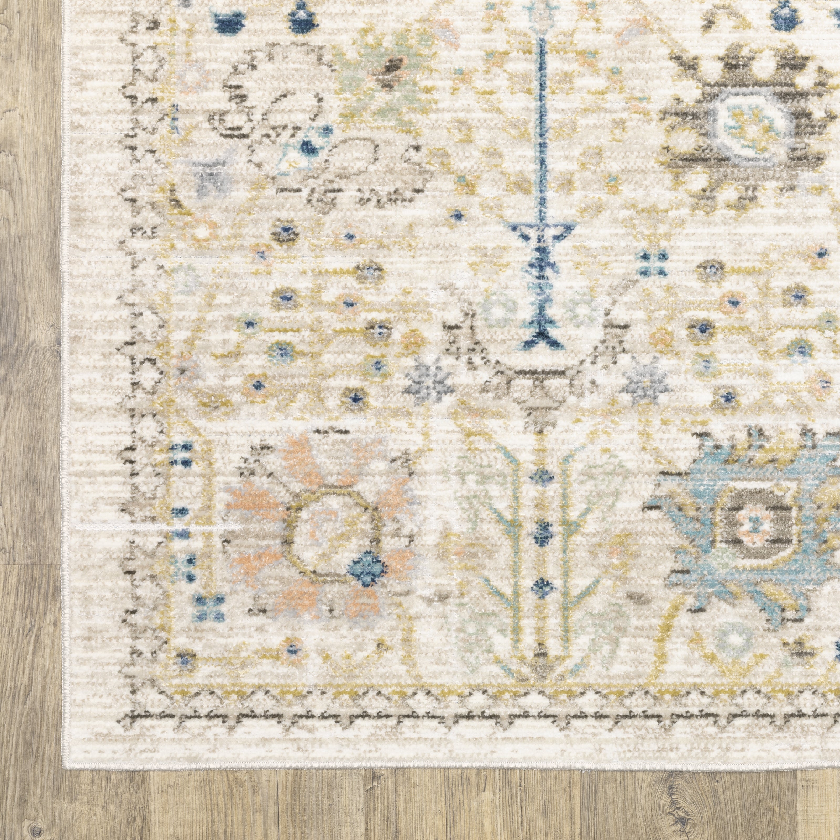 Oriental Weavers Cavett CAV13 Blue/Pink Area Rug