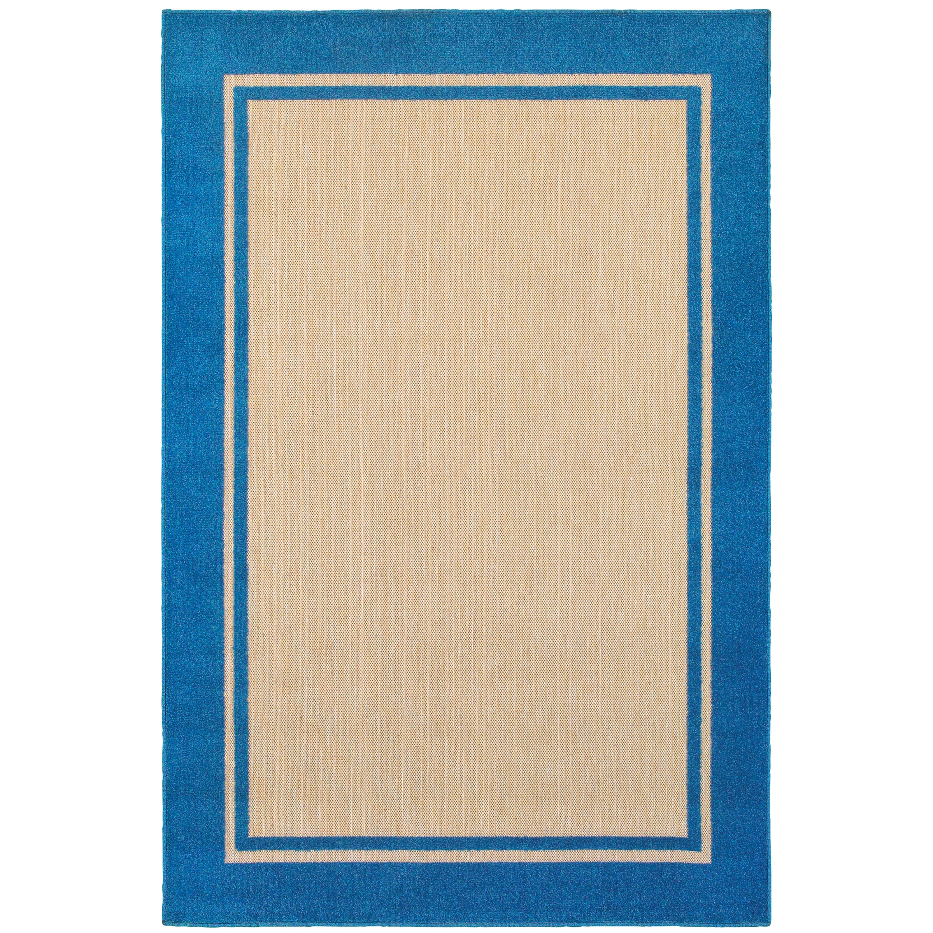 Oriental Weavers Cayman 5594B Sand/Blue Area Rug