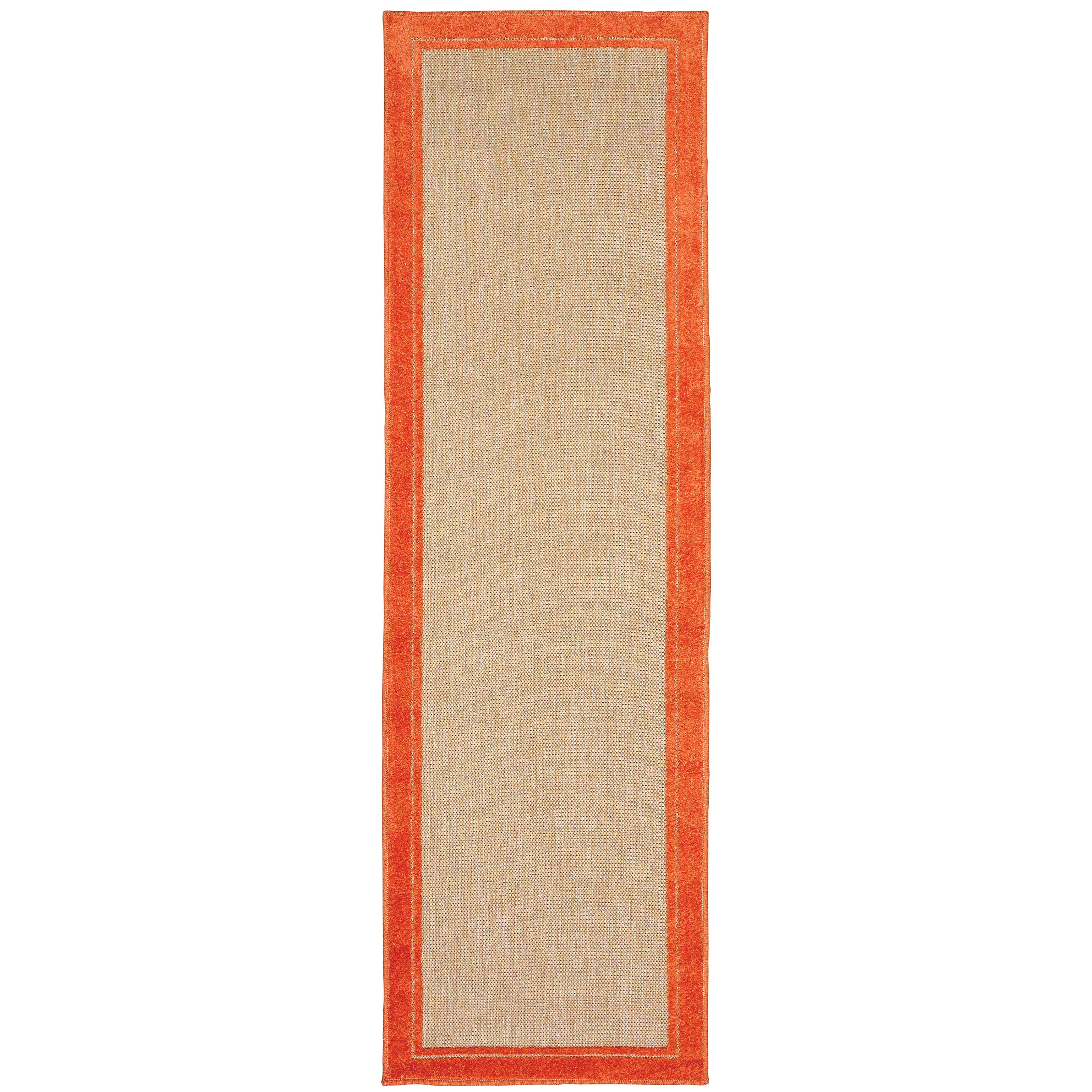 Oriental Weavers Cayman 5594Q Sand/Orange Area Rug