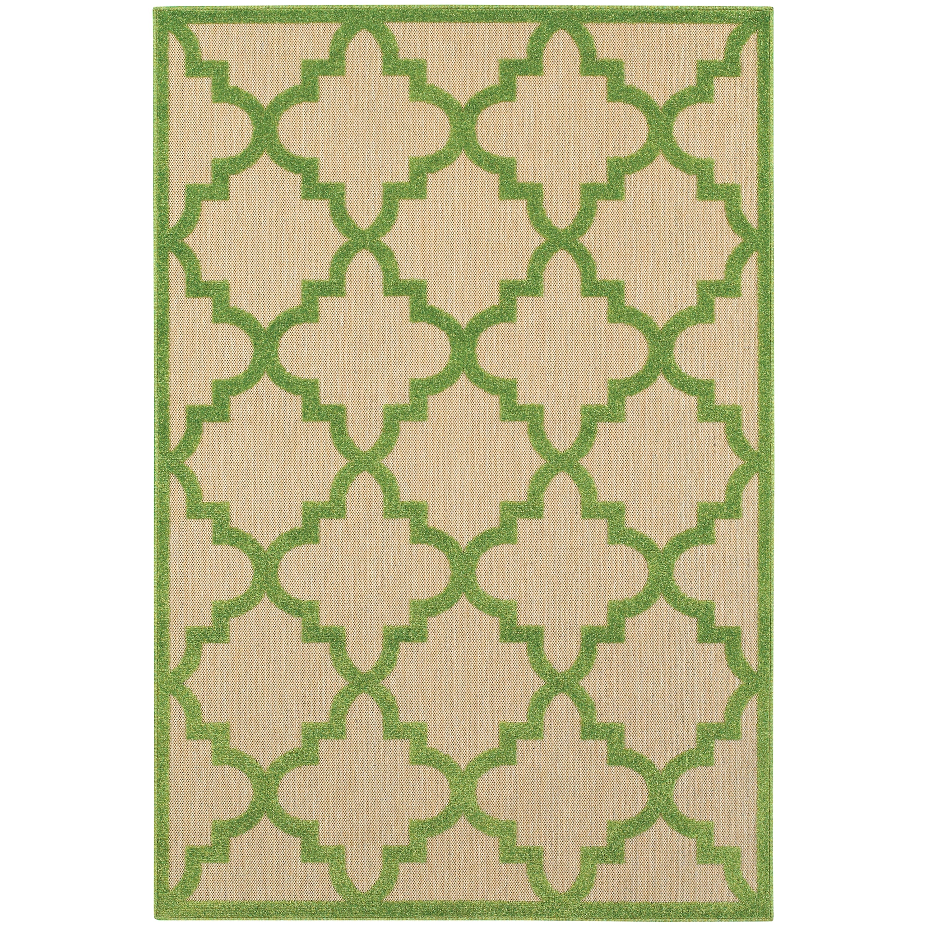 Oriental Weavers Cayman 660F Sand/Green Area Rug