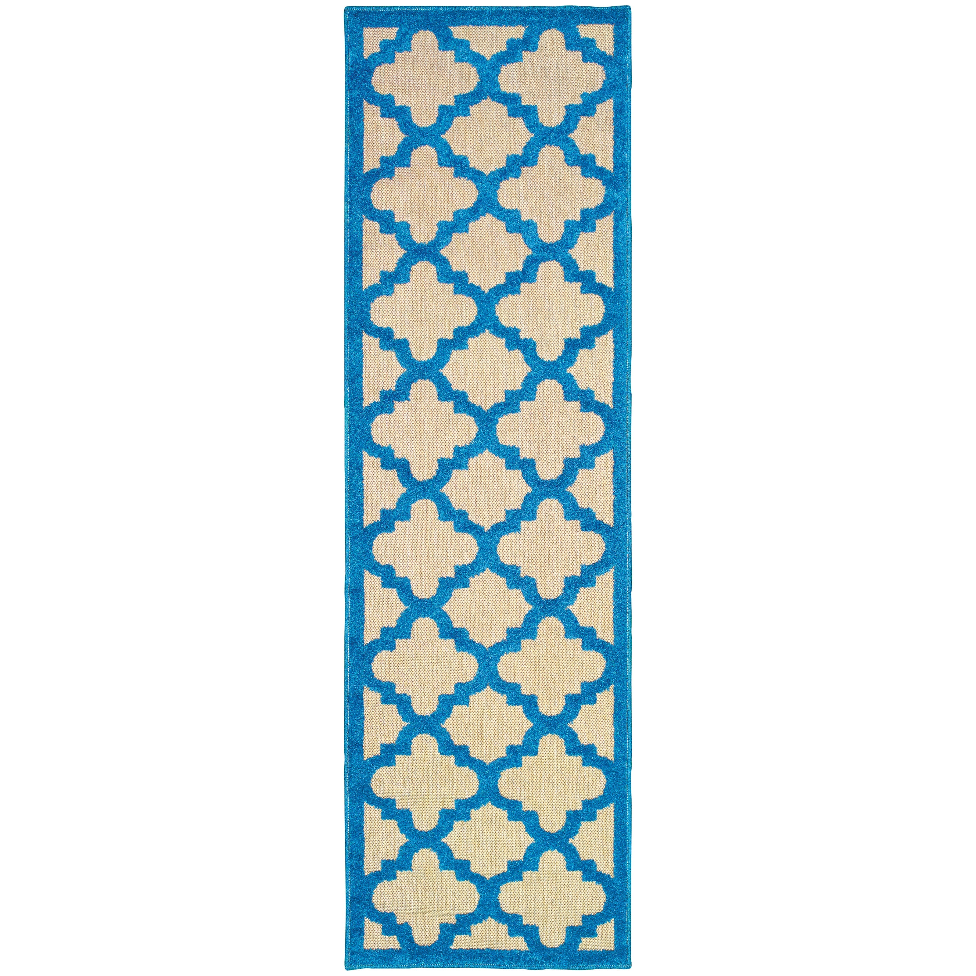 Oriental Weavers Cayman 660L Sand/Blue Area Rug