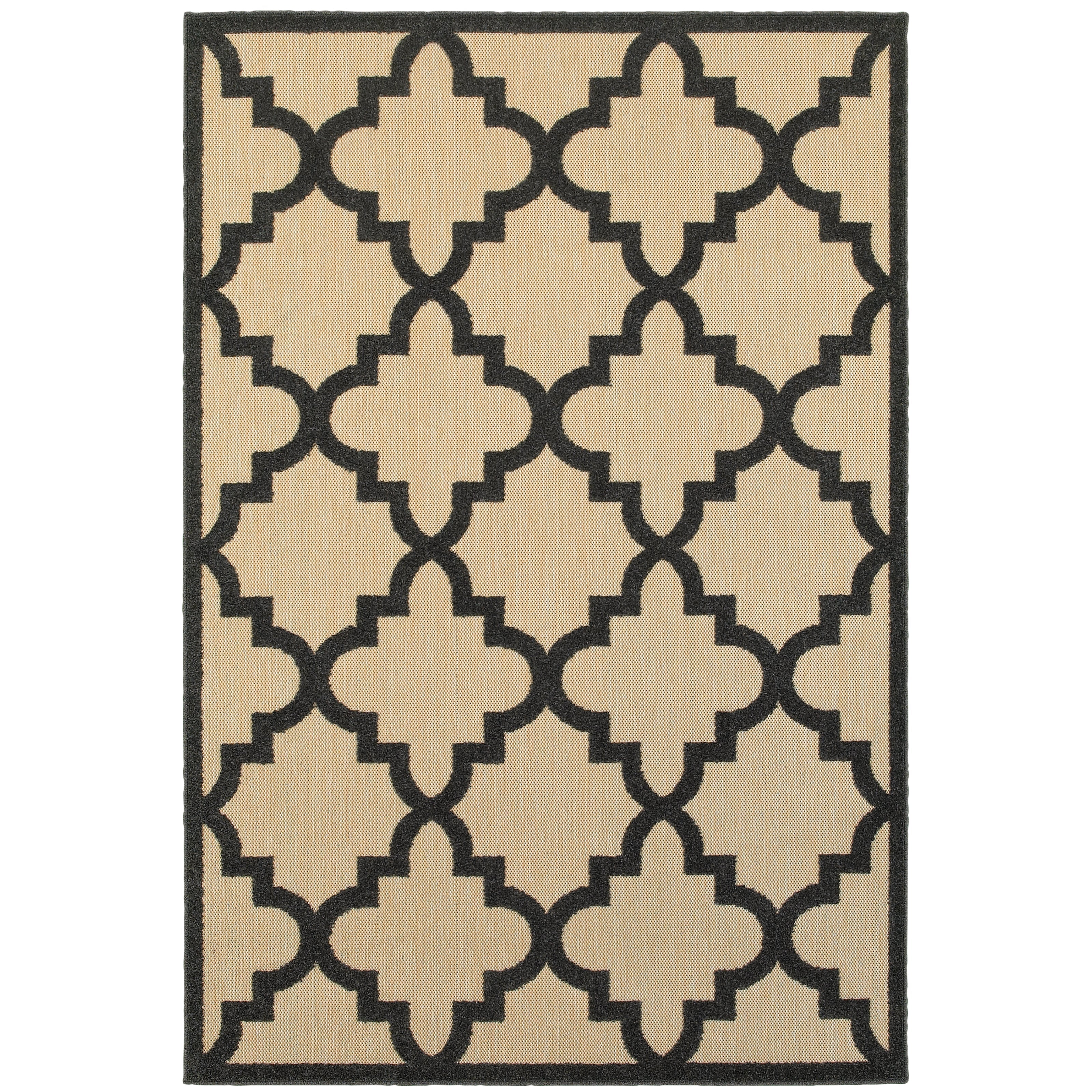 Oriental Weavers Cayman 660N Sand/Charcoal Area Rug