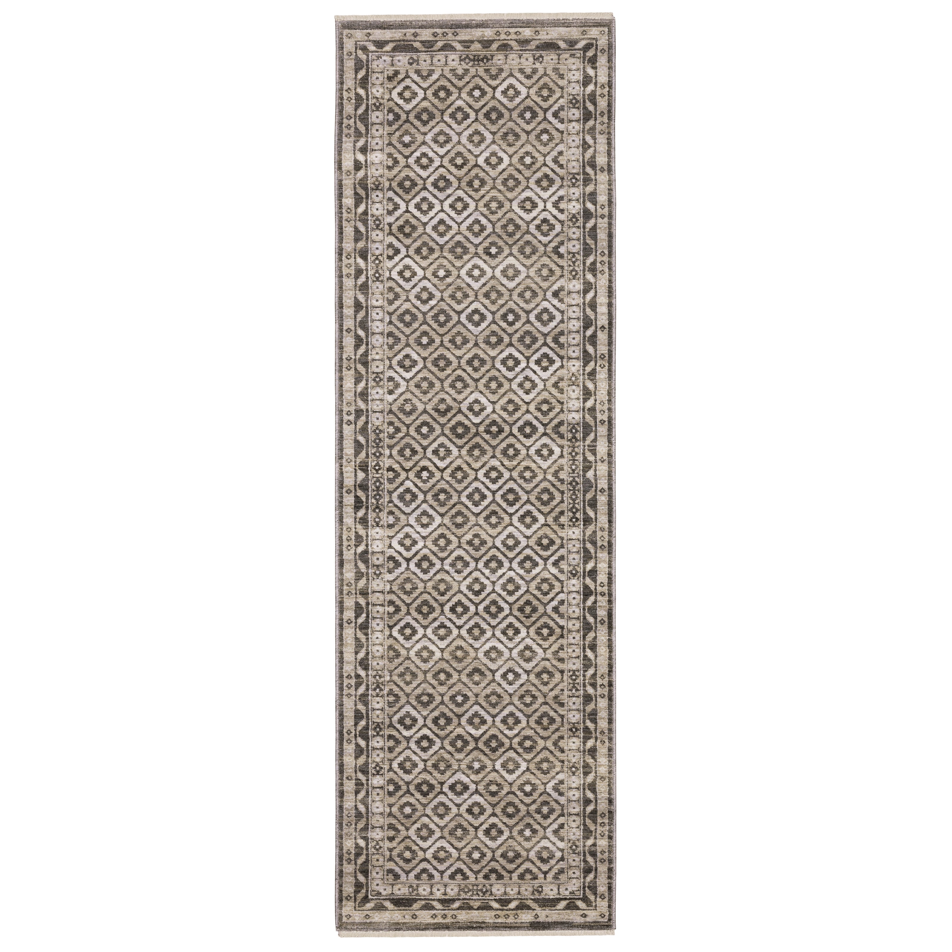 Oriental Weavers Chamberlain CH03B Grey/Black Area Rug