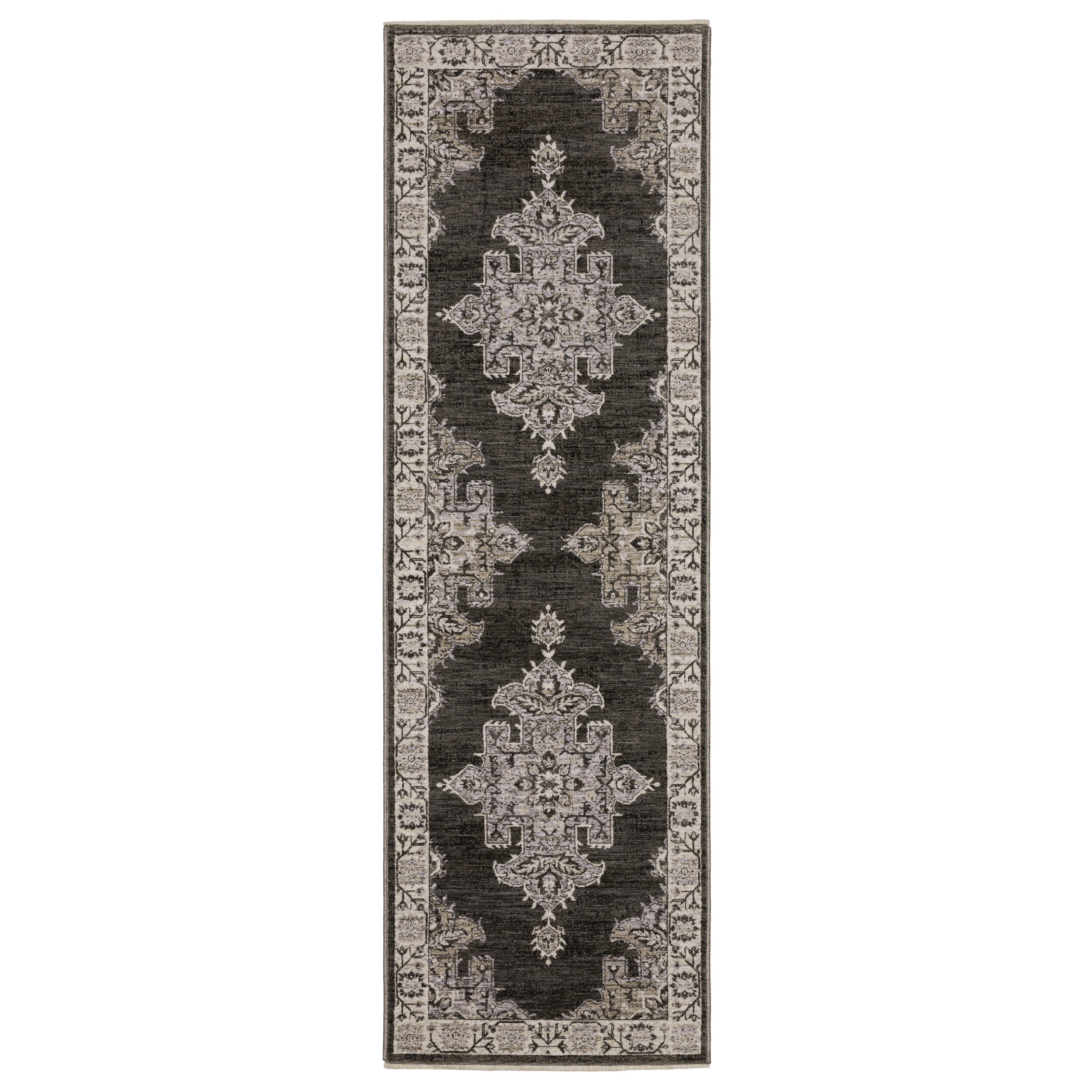 Oriental Weavers Chamberlain CH08B Grey/Beige Area Rug