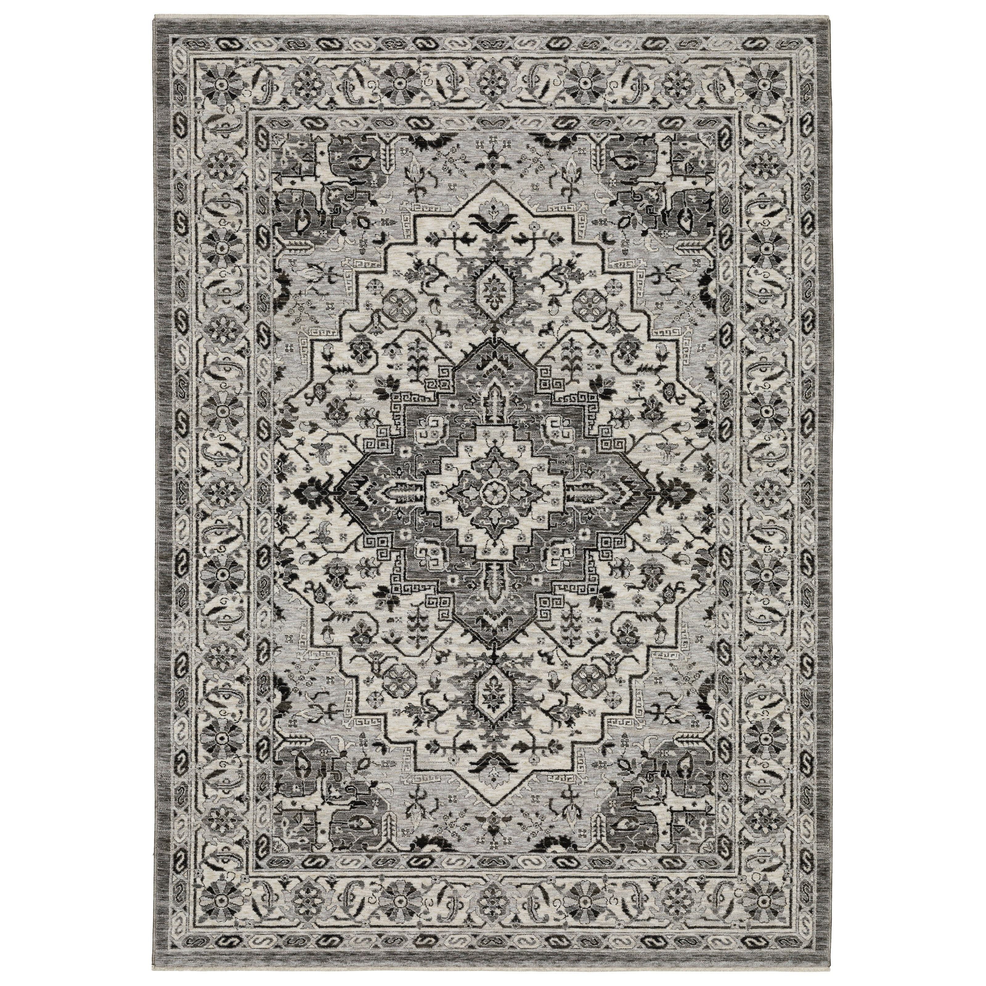 Oriental Weavers Chamberlain CH10L Grey/Grey Area Rug