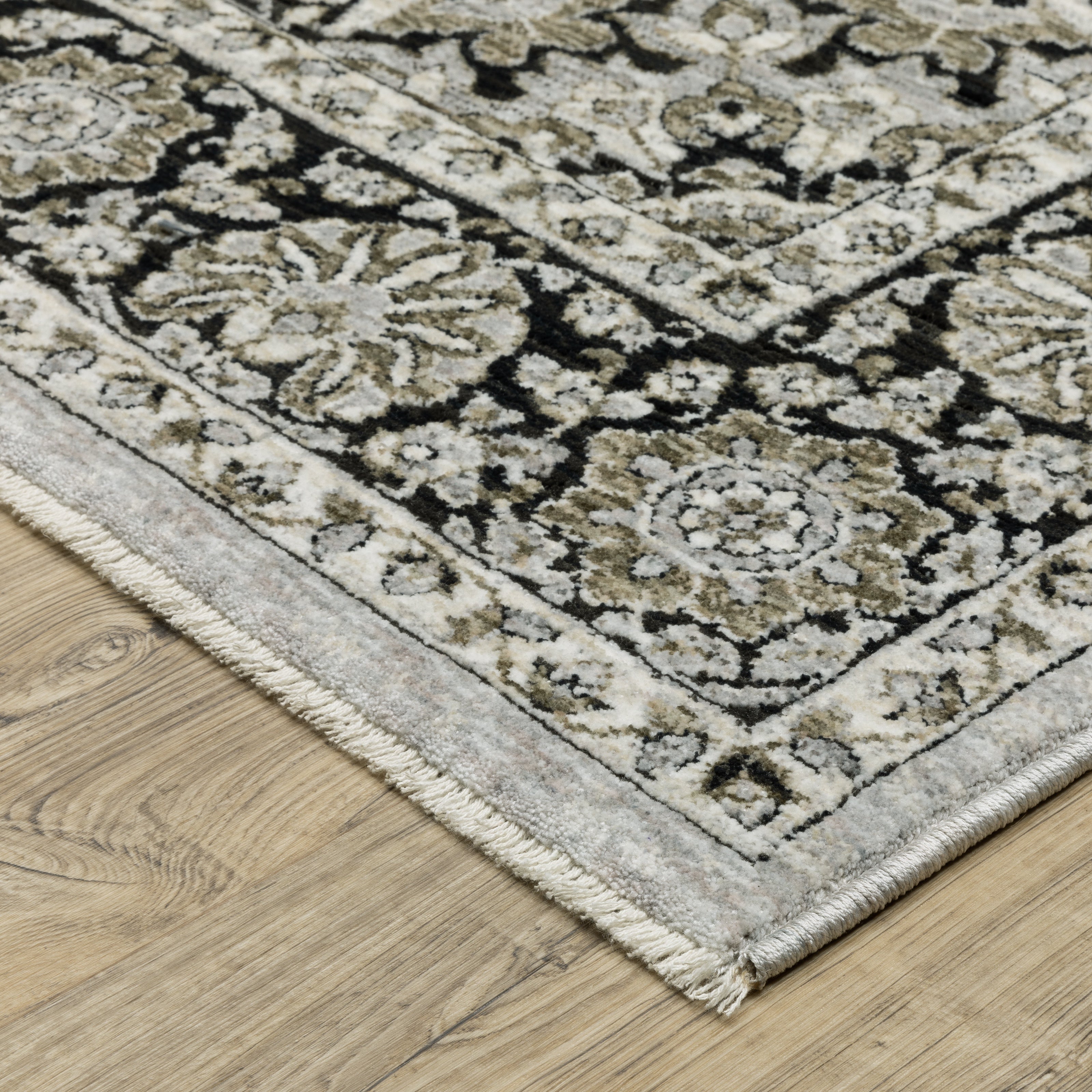 Oriental Weavers Chamberlain CH11L Grey/Black Area Rug